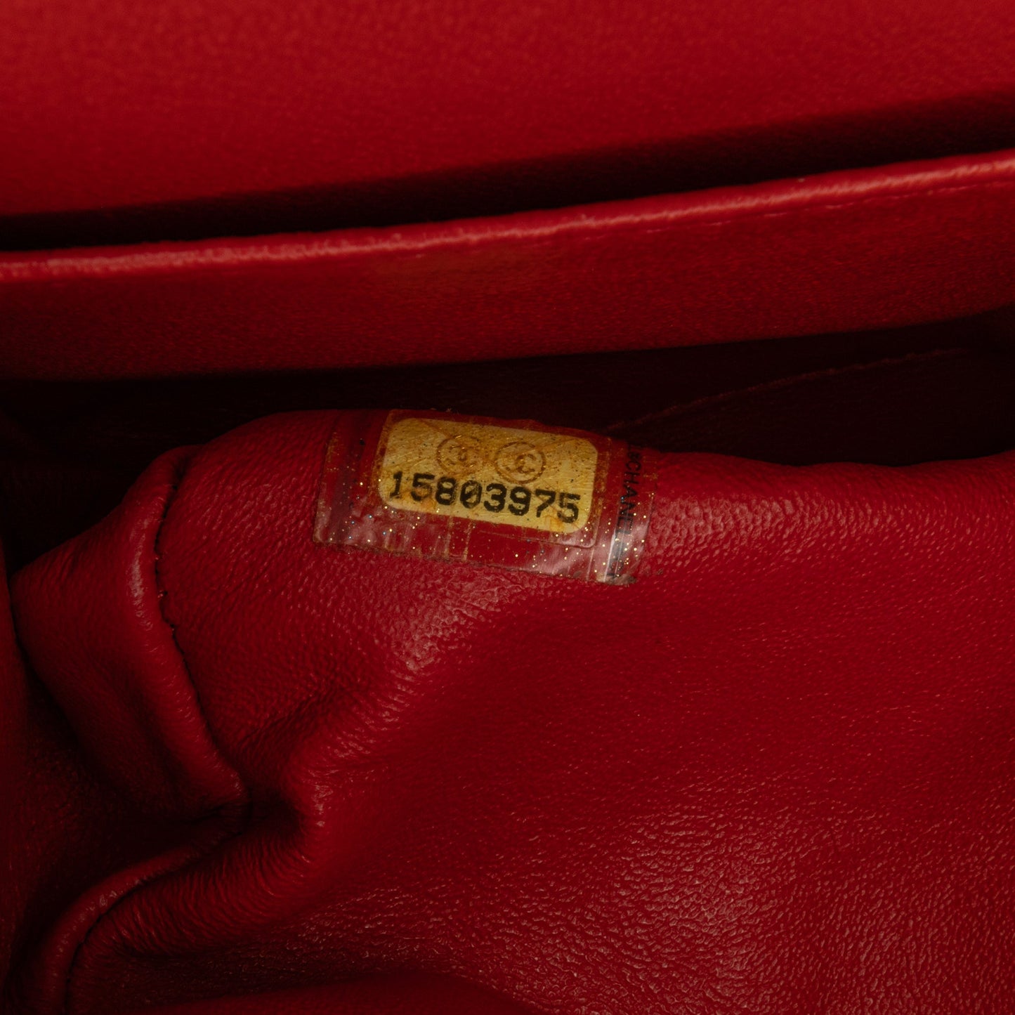 Chanel Medium Classic Lambskin Double Flap Red