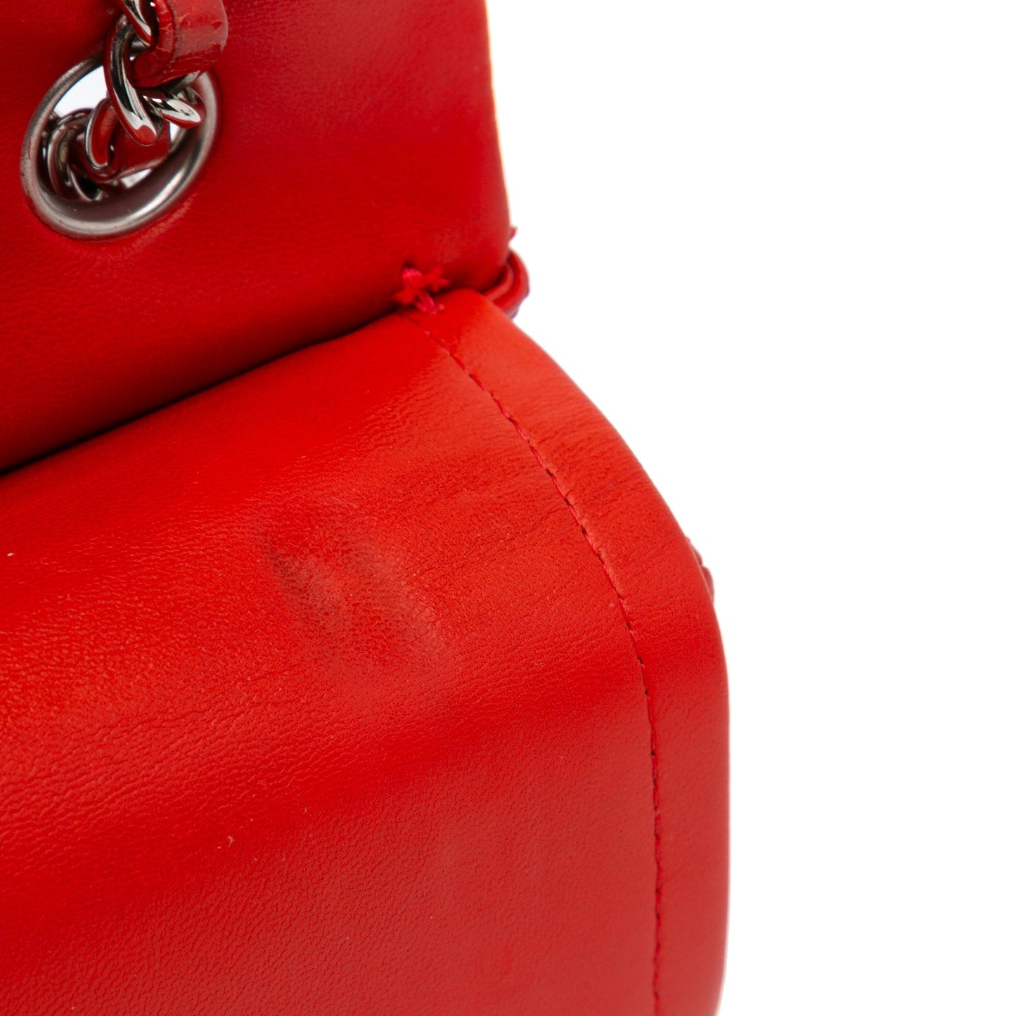 Chanel Medium Classic Lambskin Double Flap Red