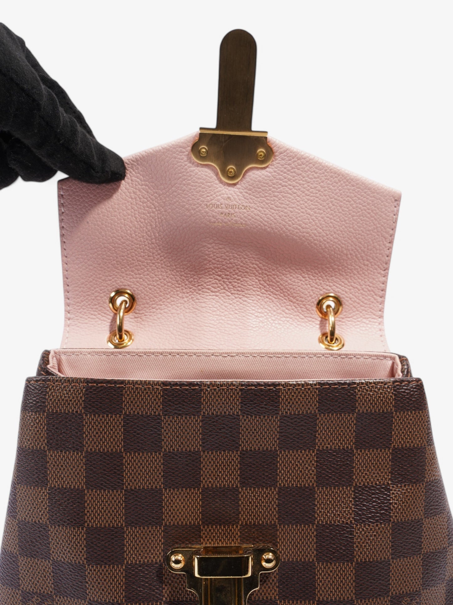Louis Vuitton Clapton Monogram / Pink Coated Canvas