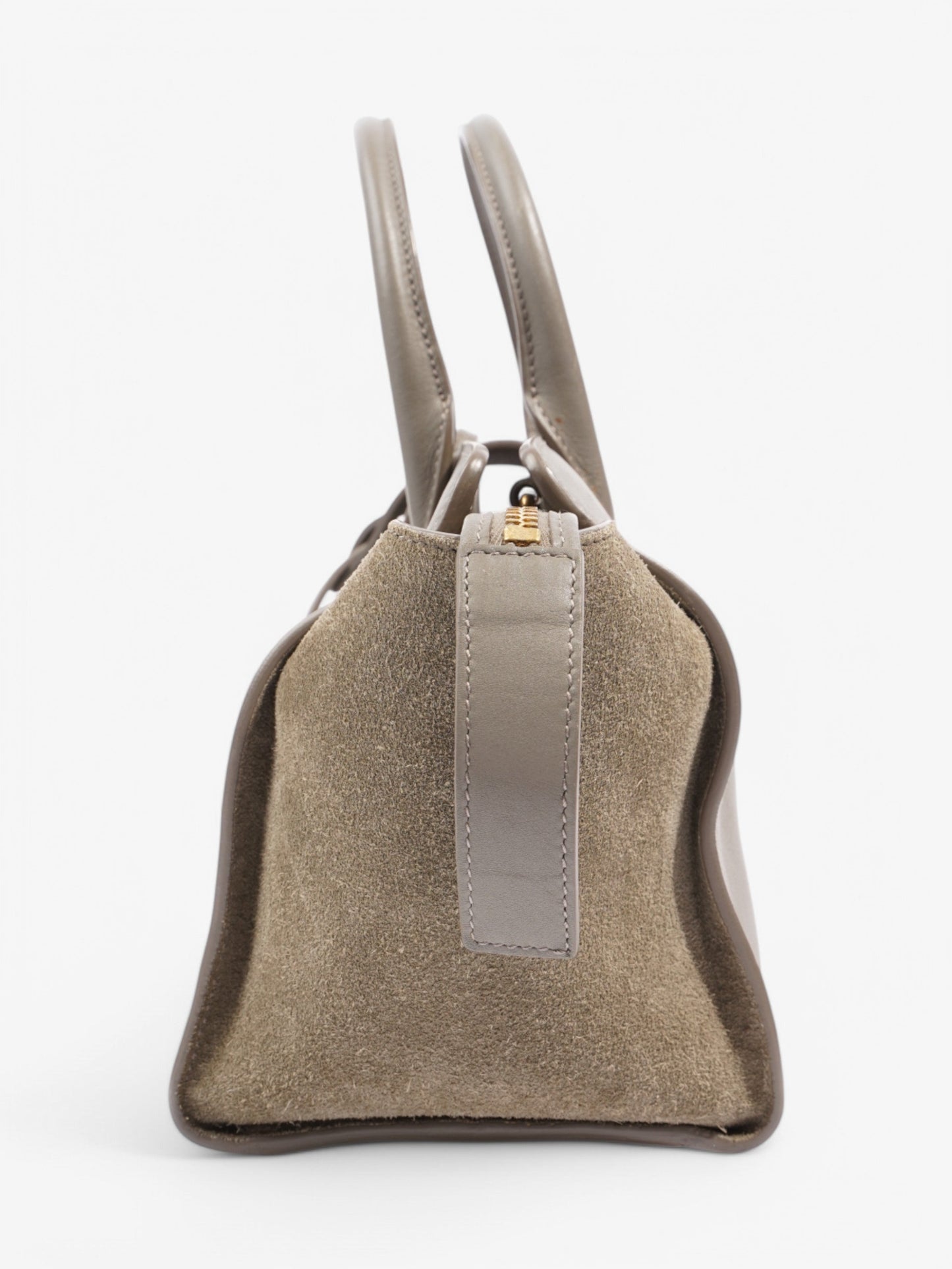Saint Laurent Cabas Downtown Grey Calf Leather