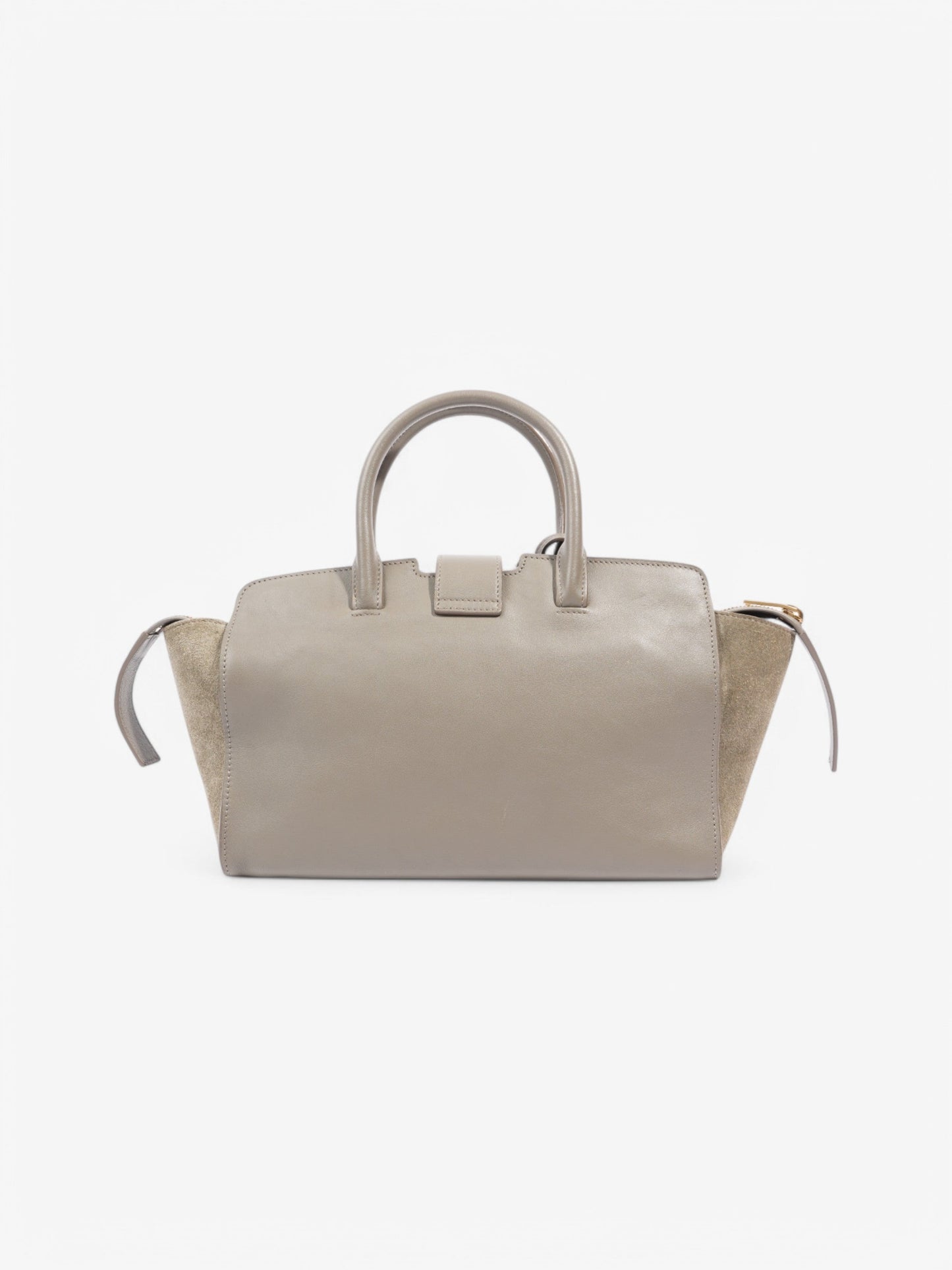 Saint Laurent Cabas Downtown Grey Calf Leather