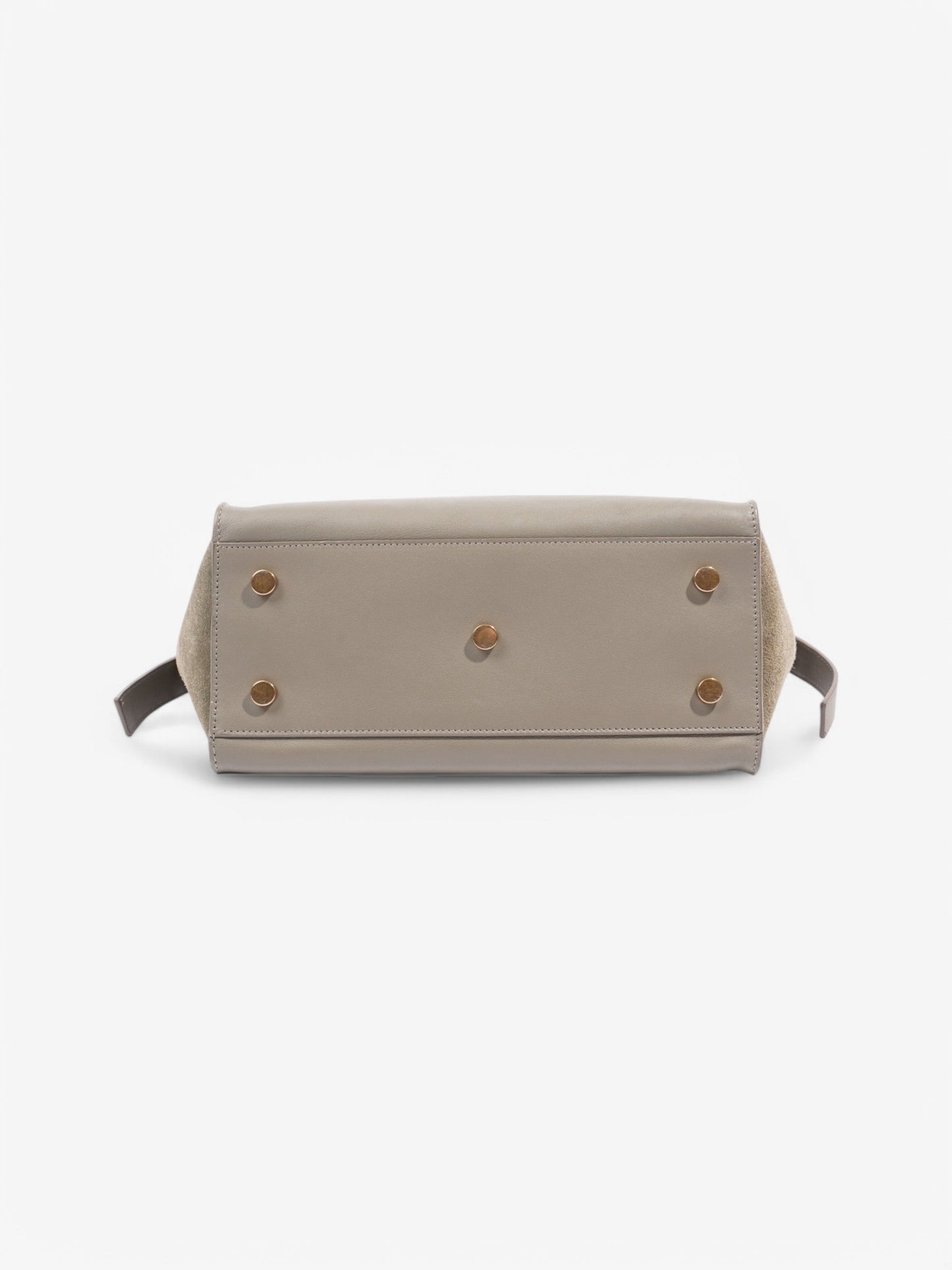 Saint Laurent Cabas Downtown Grey Calf Leather