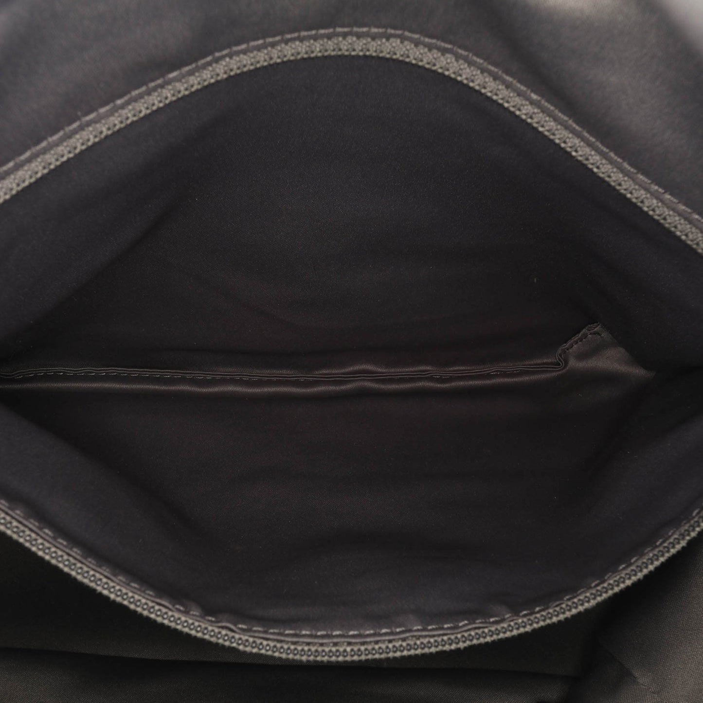 Chanel CC Quilted Calfskin Triptych Tote Gray