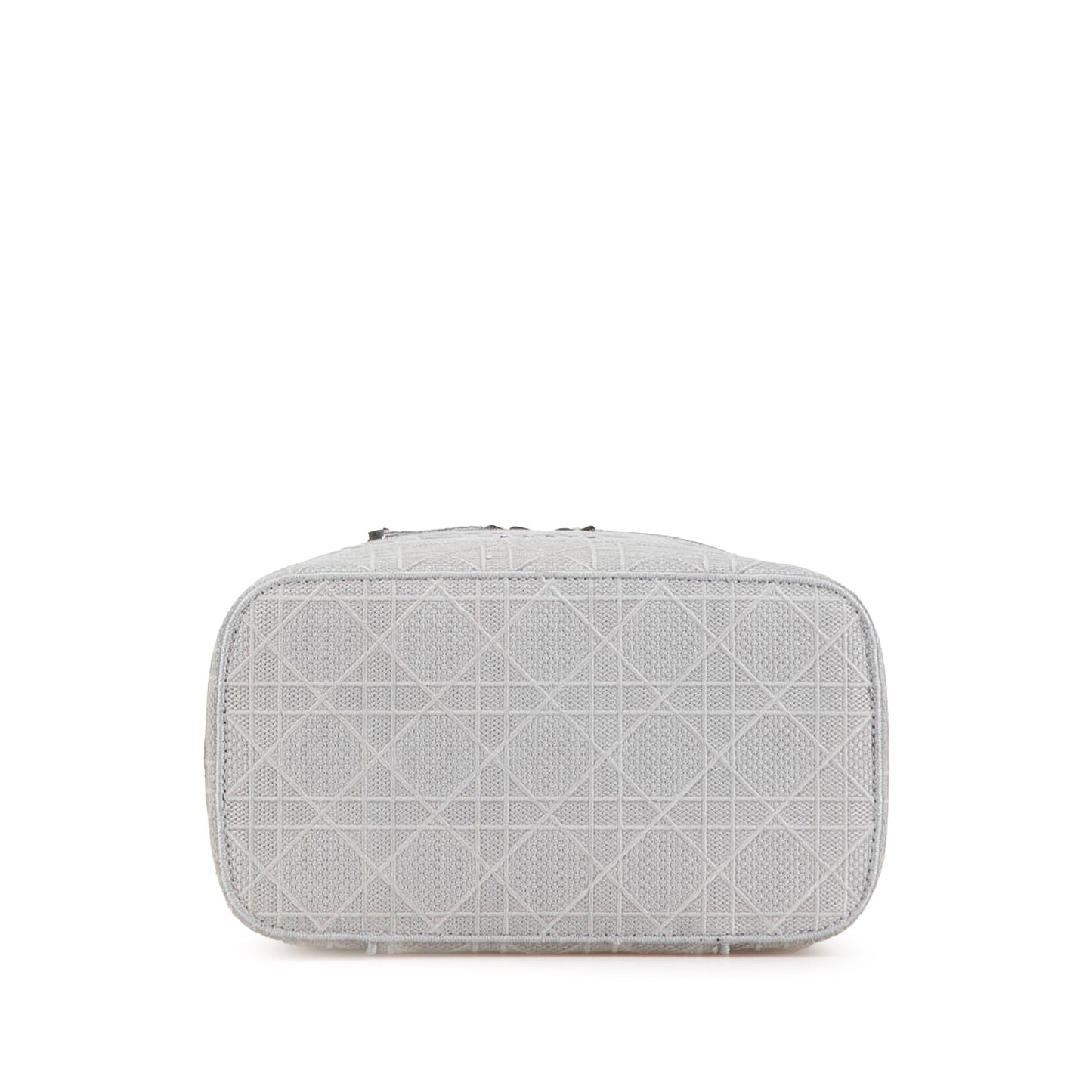 Dior Canvas Cannage Diortravel Vanity Case Gray
