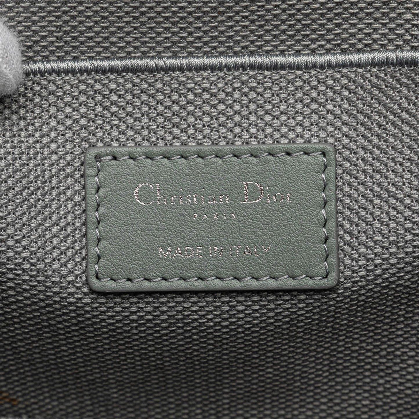Dior Canvas Cannage Diortravel Vanity Case Gray