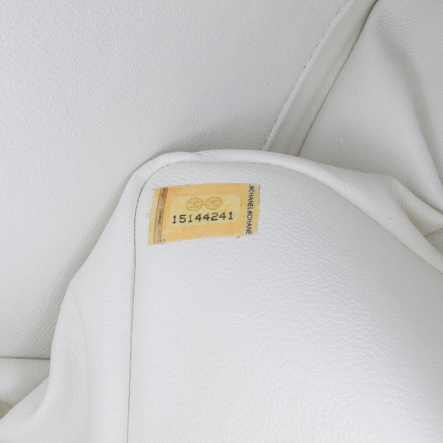 Chanel Jumbo Classic Caviar Double Flap White