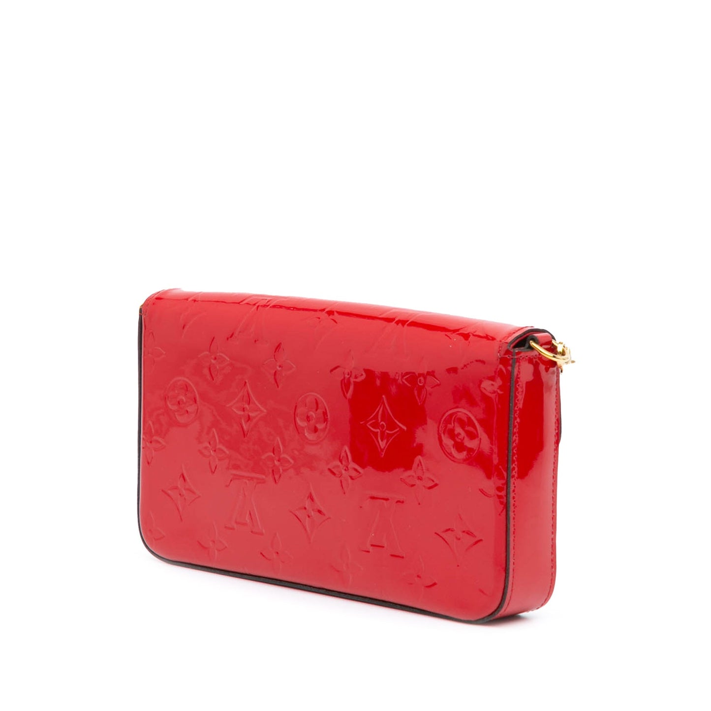 Louis Vuitton Monogram Vernis Pochette Felicie Red