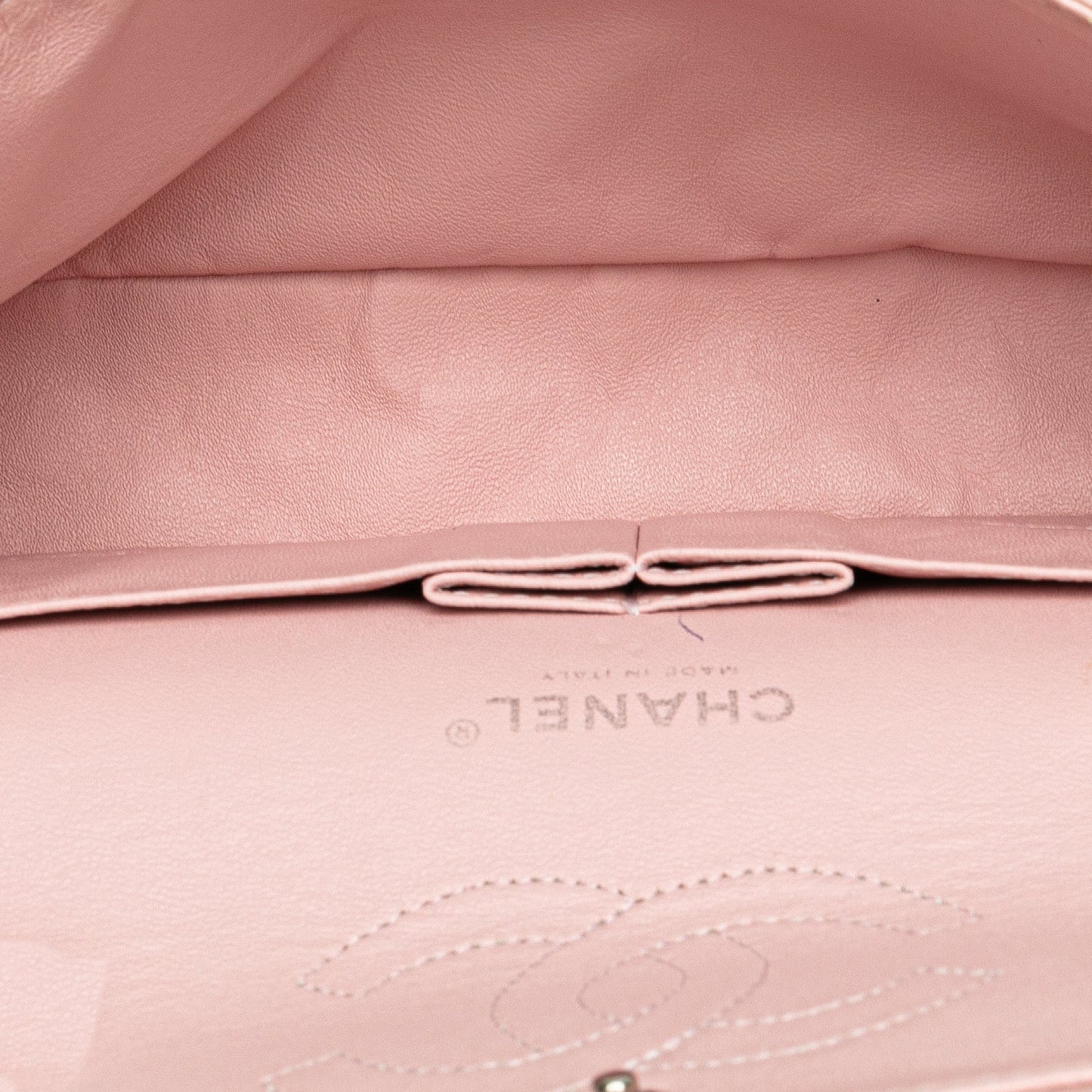 Chanel Medium Classic Lambskin Double Flap Pink