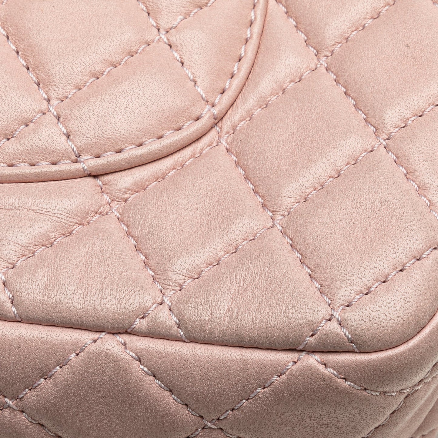 Chanel Medium Classic Lambskin Double Flap Pink