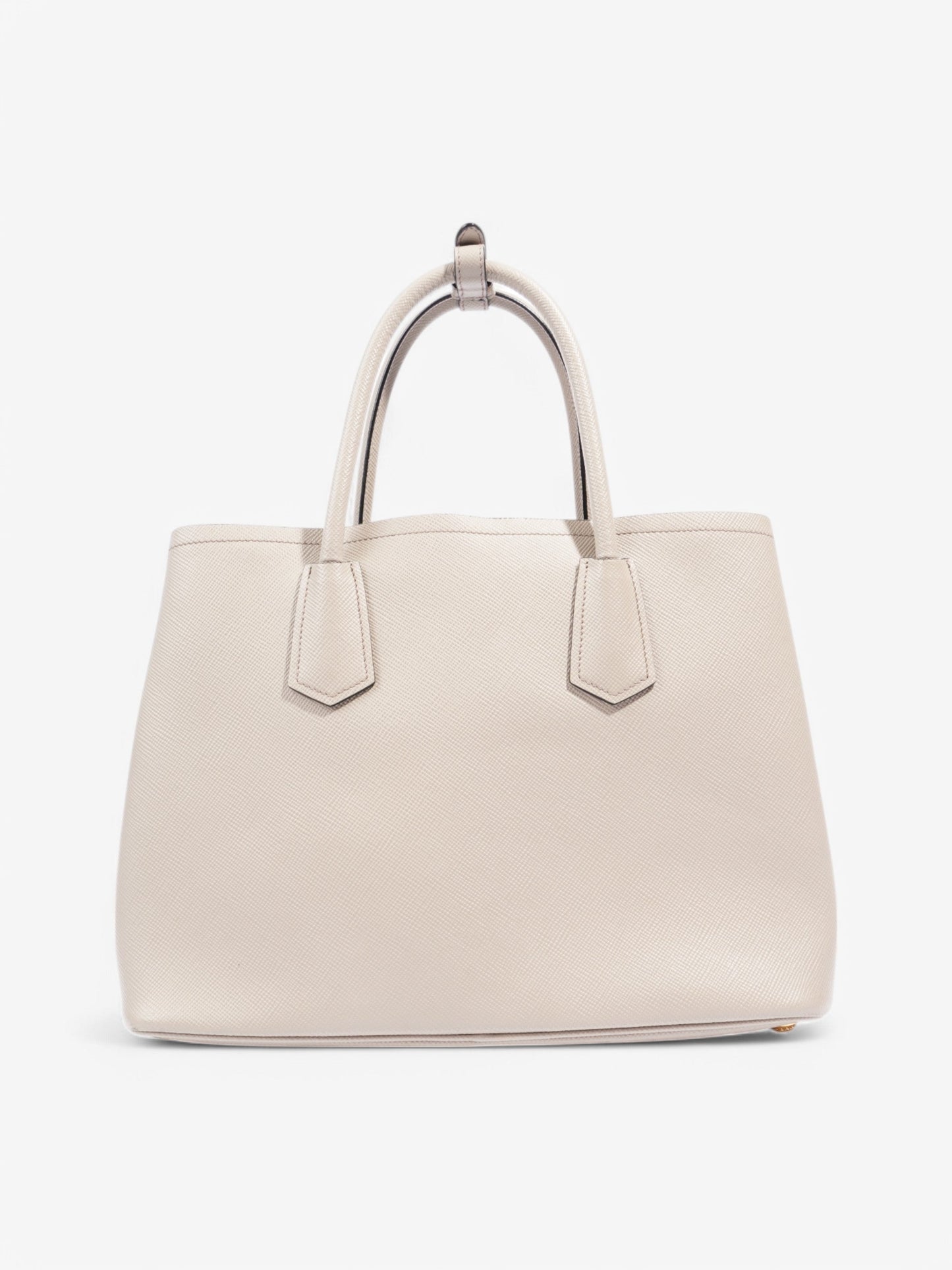 Prada Galleria Greige Saffiano Leather Large