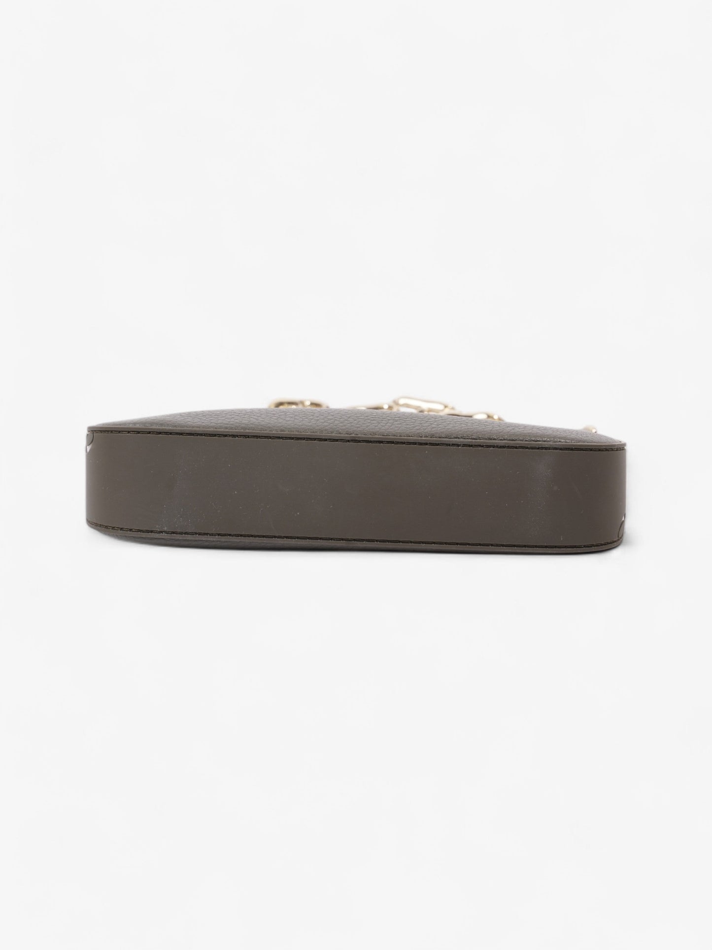 Christian Louboutin Loubila Chain Grey Grained Leather Mini