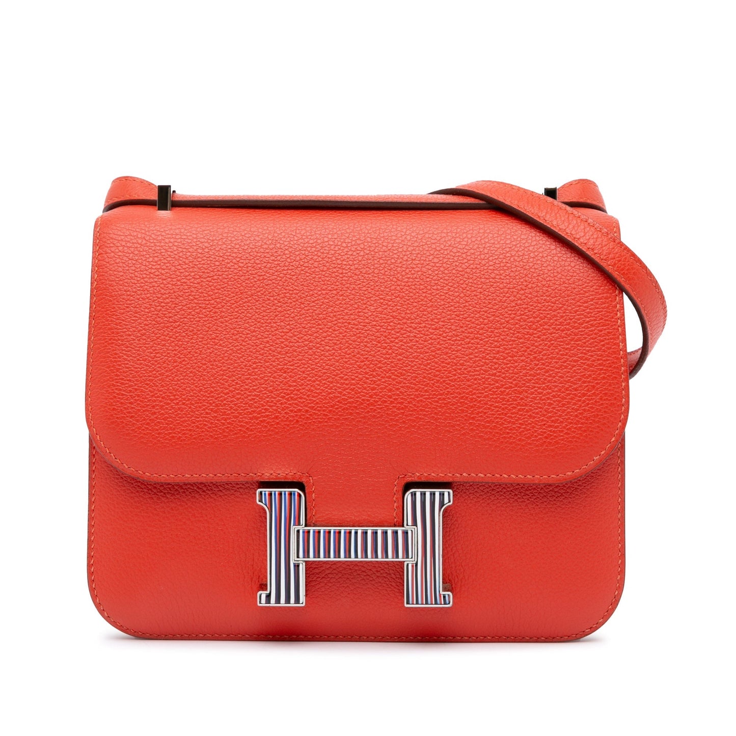 Hermès Mini Evercolor Constance Optique 18 Red