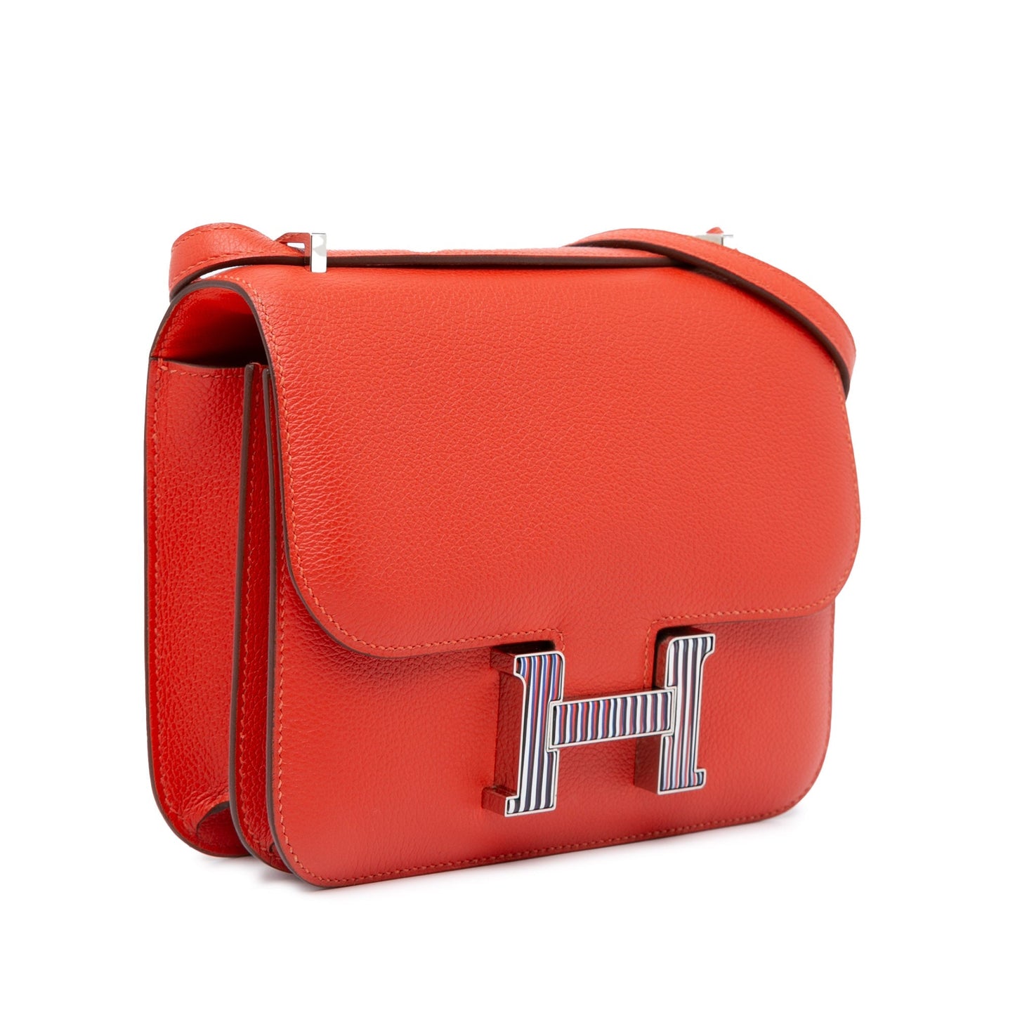 Hermès Mini Evercolor Constance Optique 18 Red