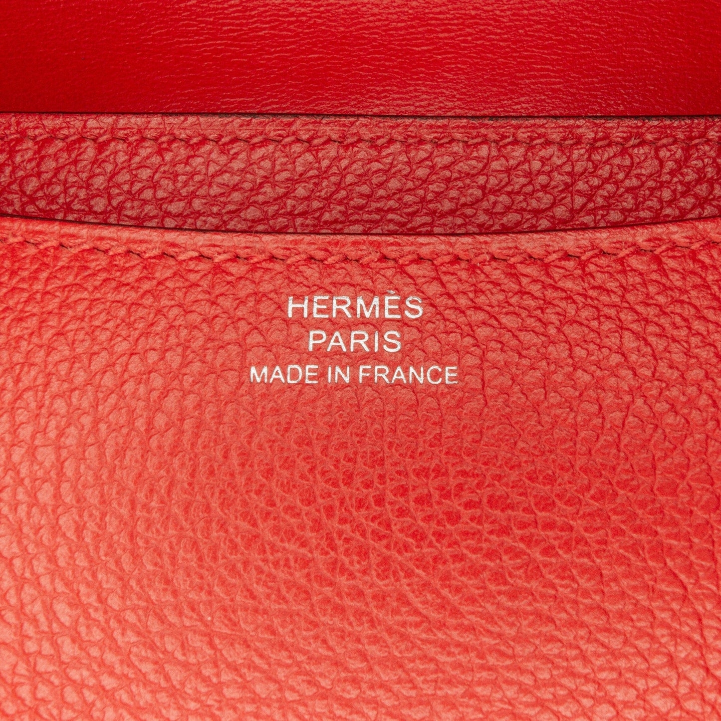 Hermès Mini Evercolor Constance Optique 18 Red