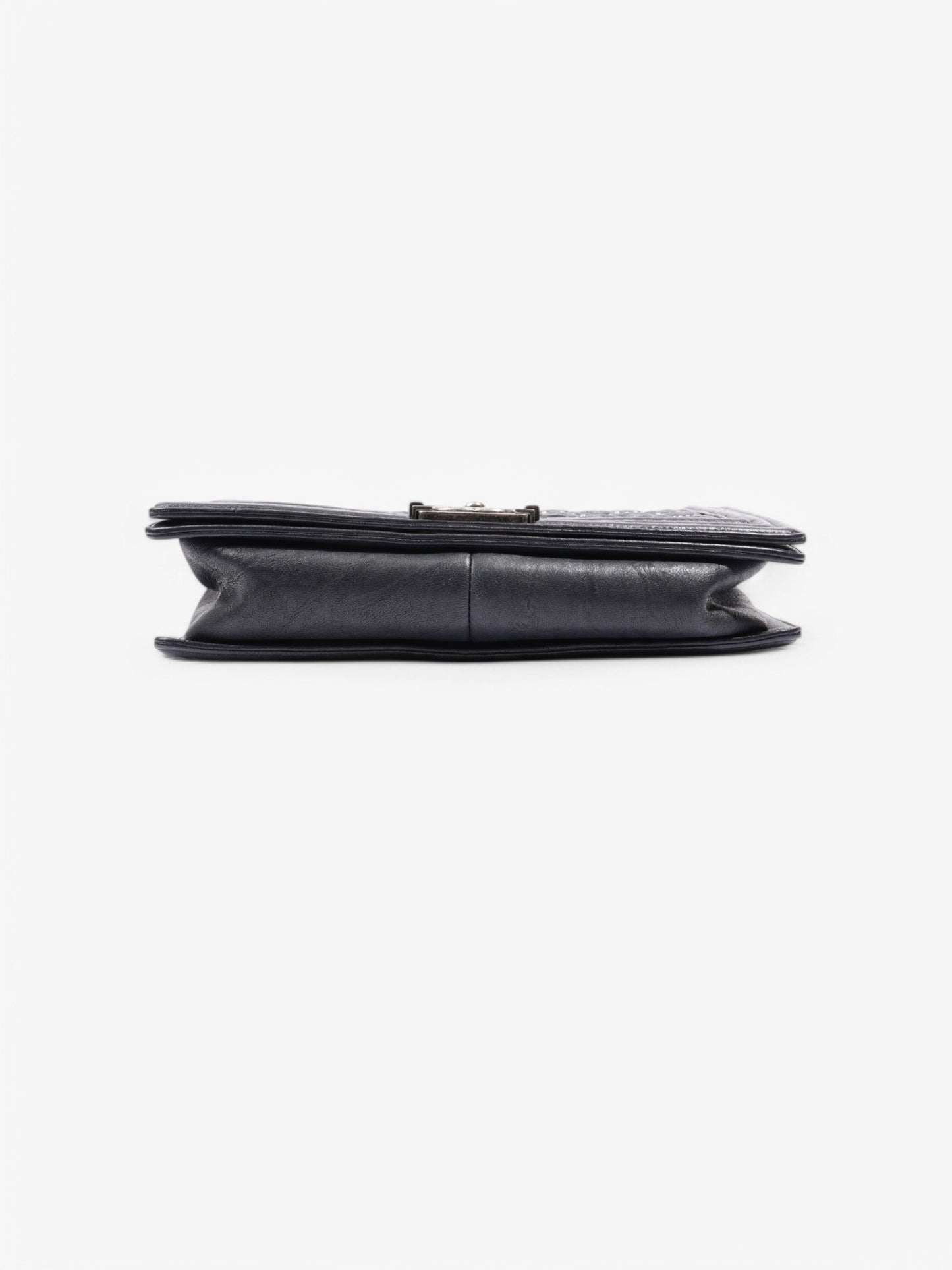 Chanel Boy Bag Navy Lambskin Leather New Medium