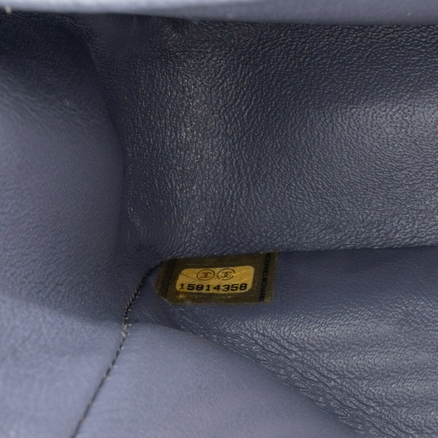 Chanel Medium Classic Lambskin Double Flap Purple