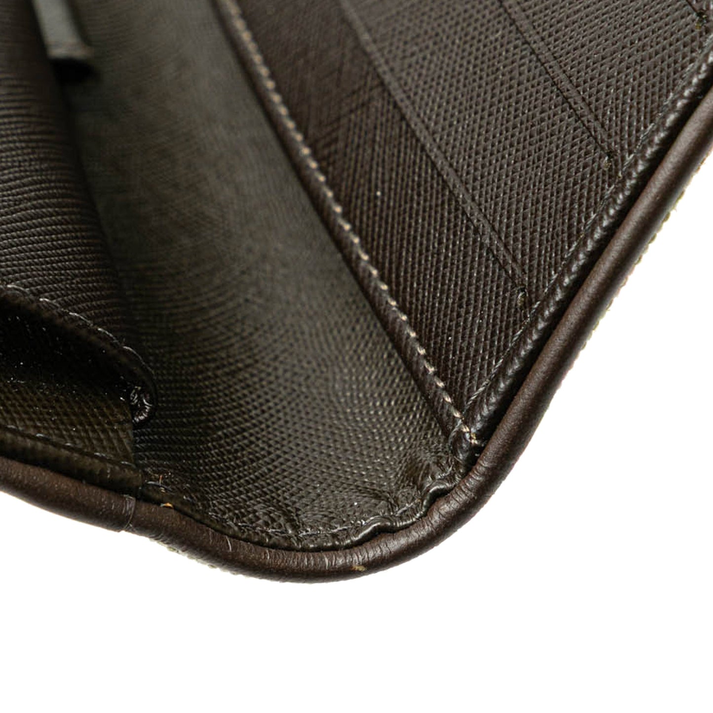 Louis Vuitton Monogram Mini Lin Porte Tresor International Gray