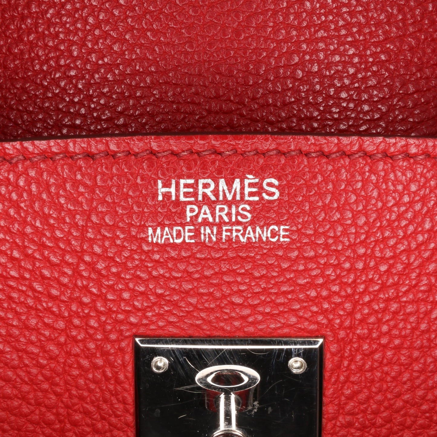 Hermès Togo Birkin Retourne 35 Red