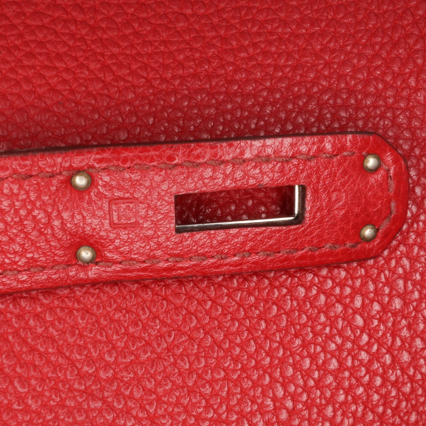 Hermès Togo Birkin Retourne 35 Red