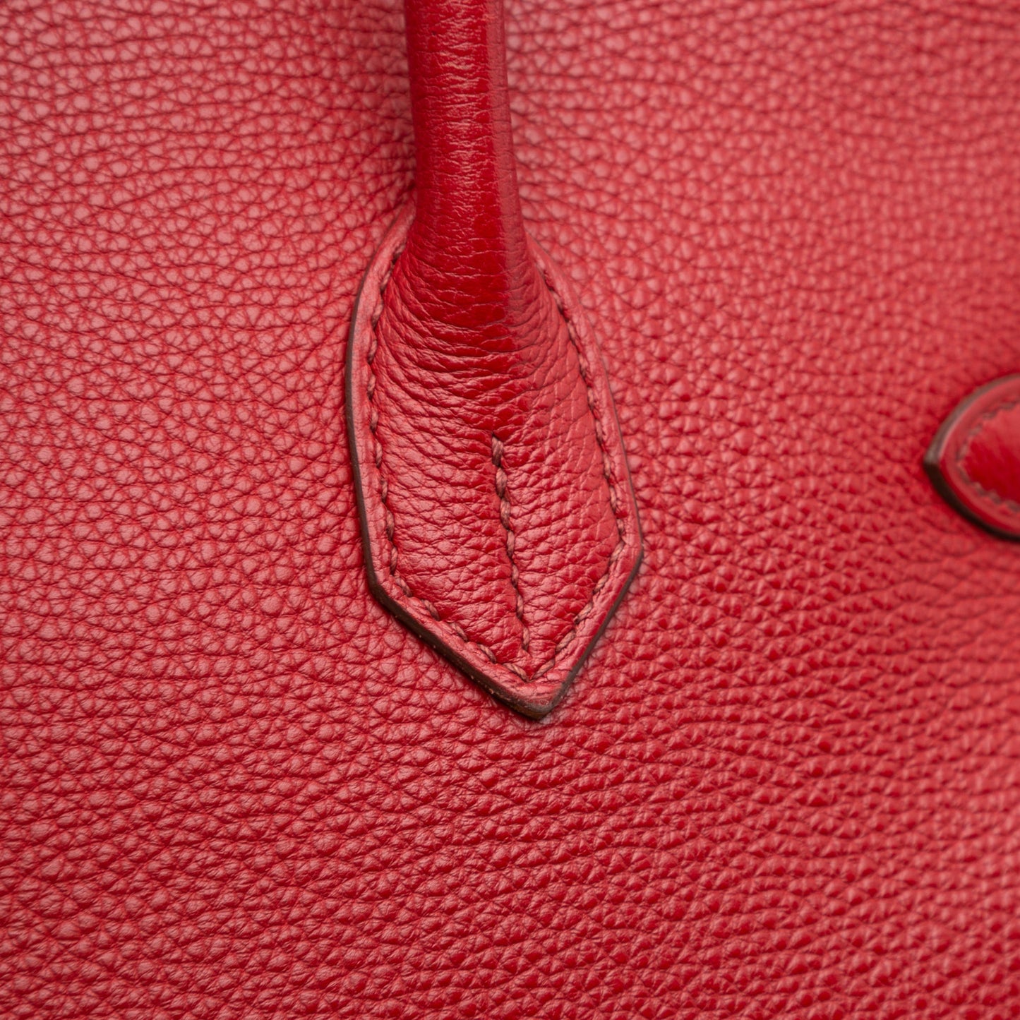 Hermès Togo Birkin Retourne 35 Red