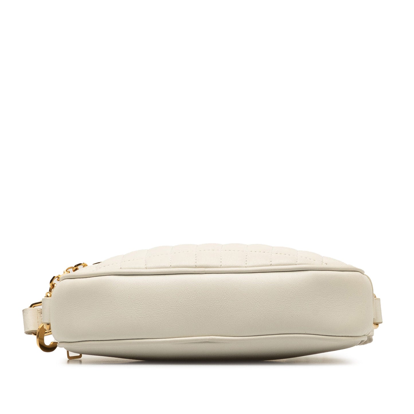 Celine Small C Charm Crossbody Bag White