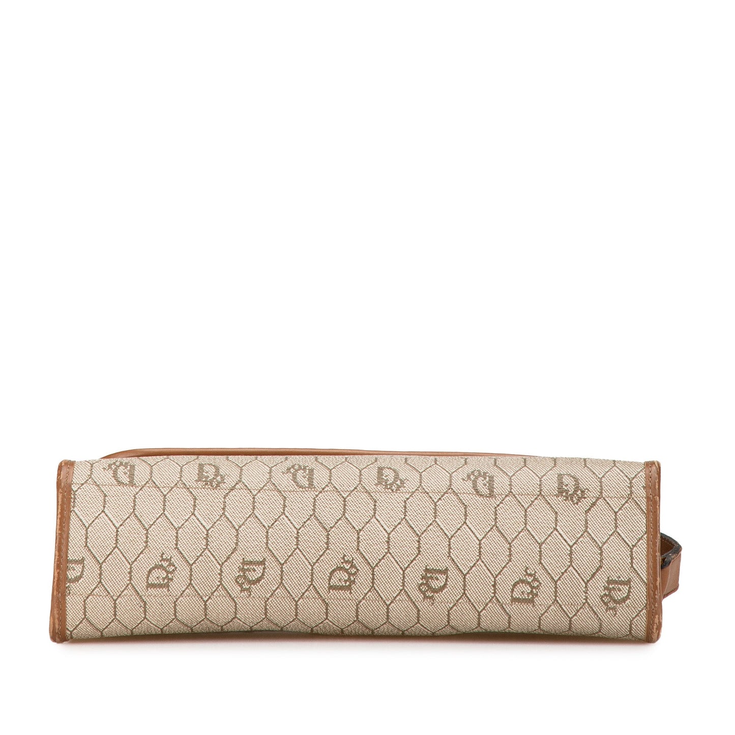 Dior Honeycomb Coated Canvas Crossbody Brown
