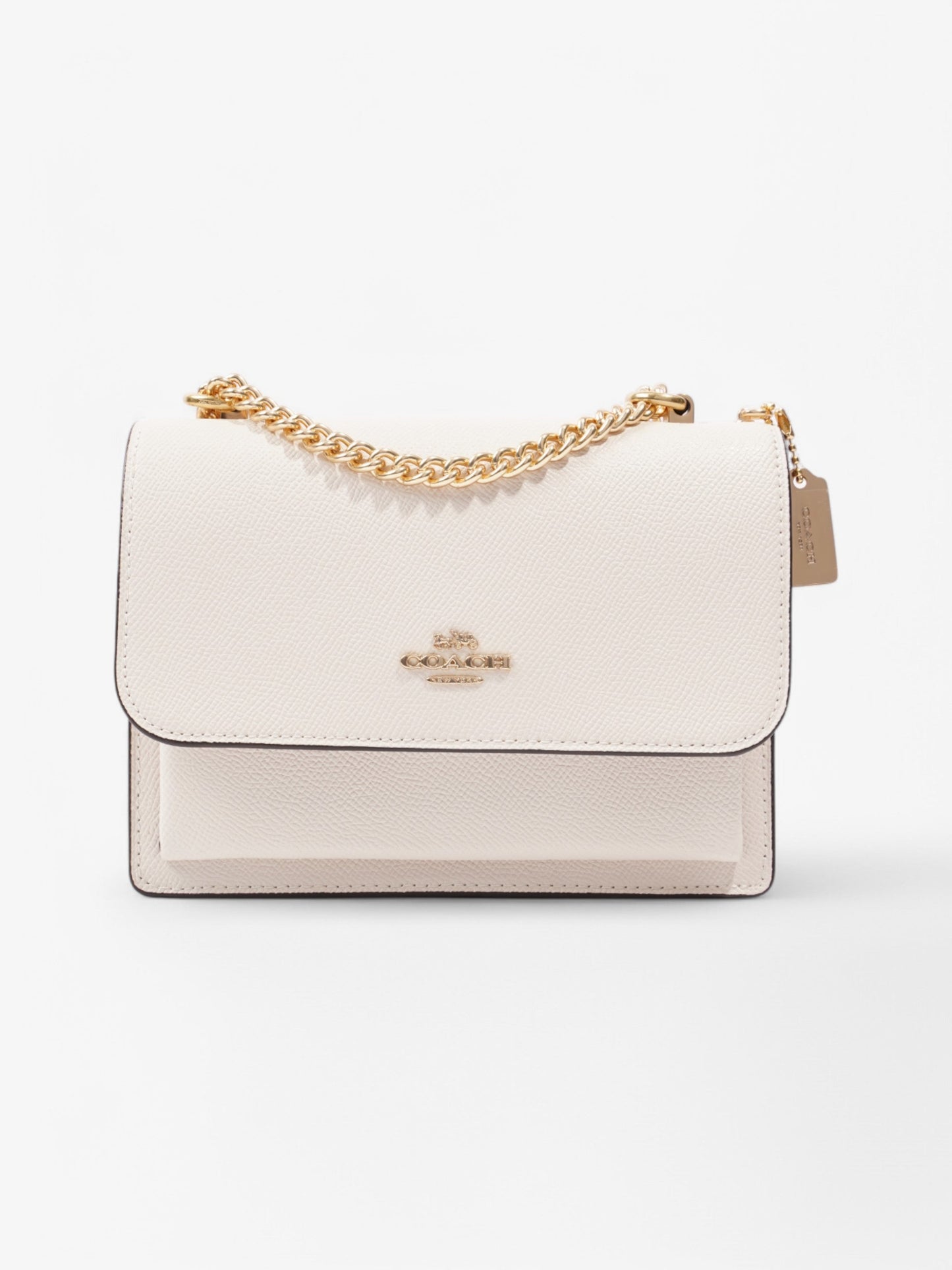 Coach Mini Klare White  Leather
