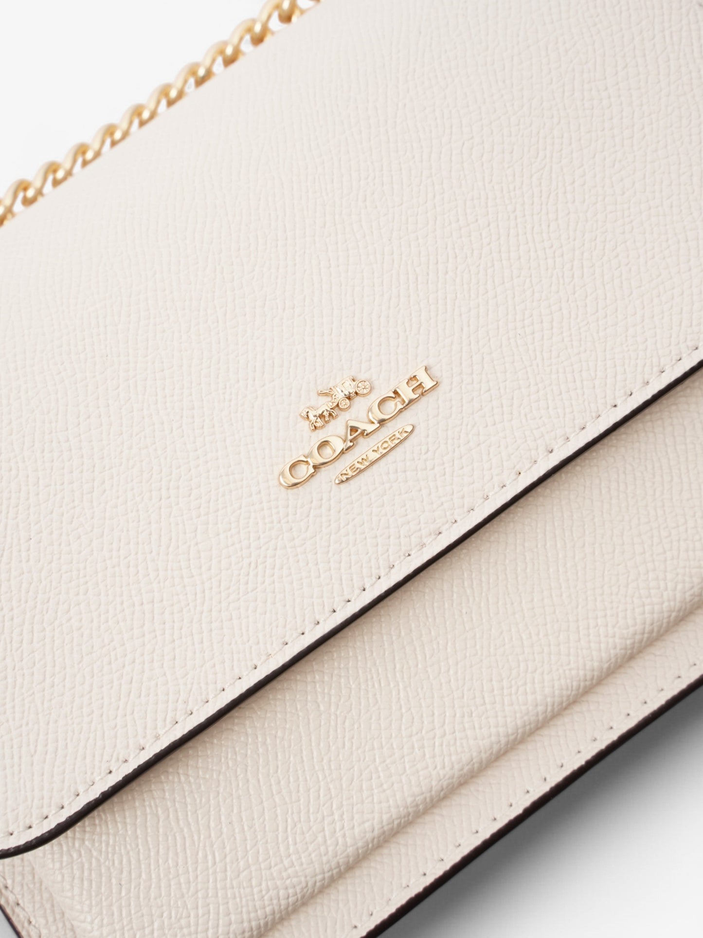Coach Mini Klare White  Leather