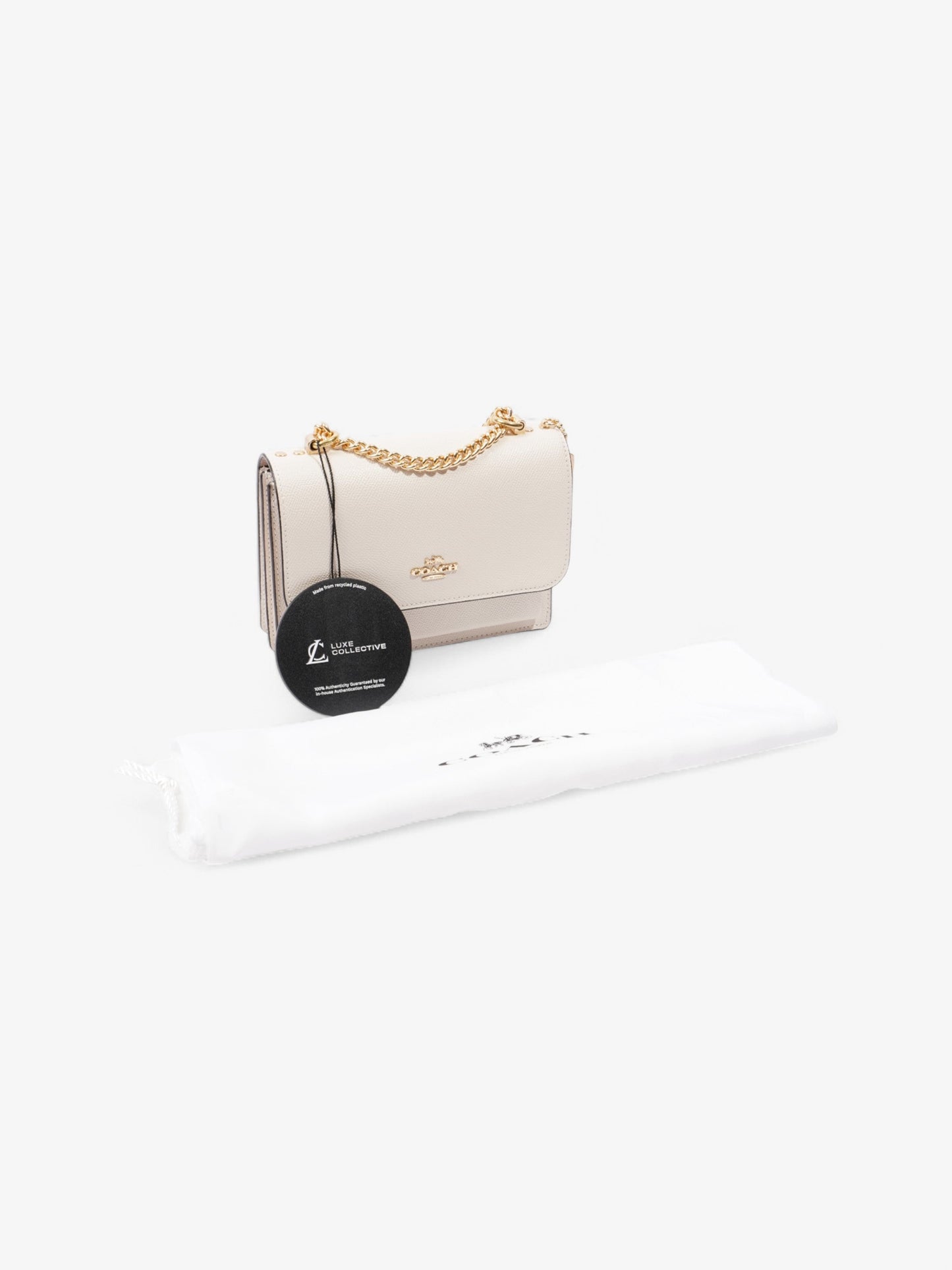 Coach Mini Klare White  Leather