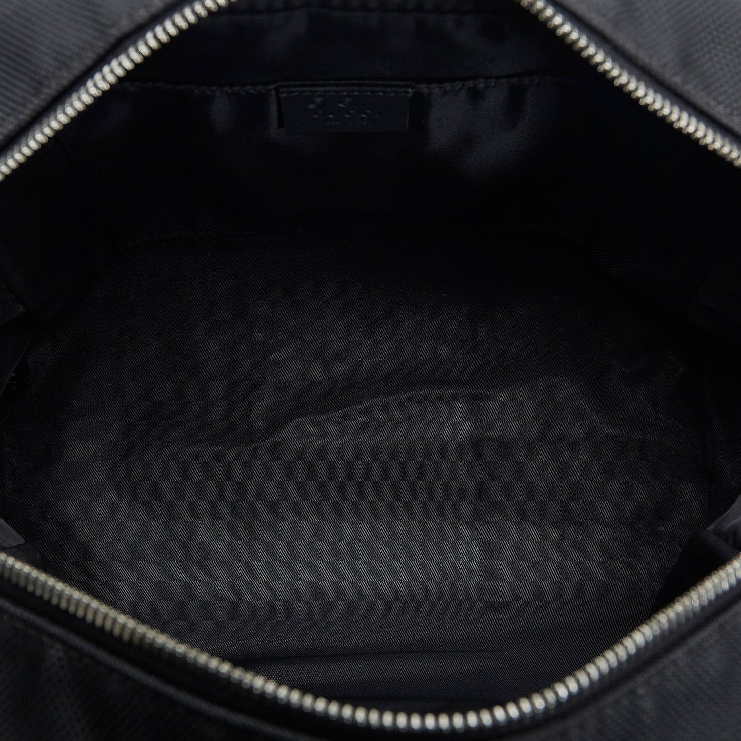 Gucci Techno Web Canvas Clutch Black