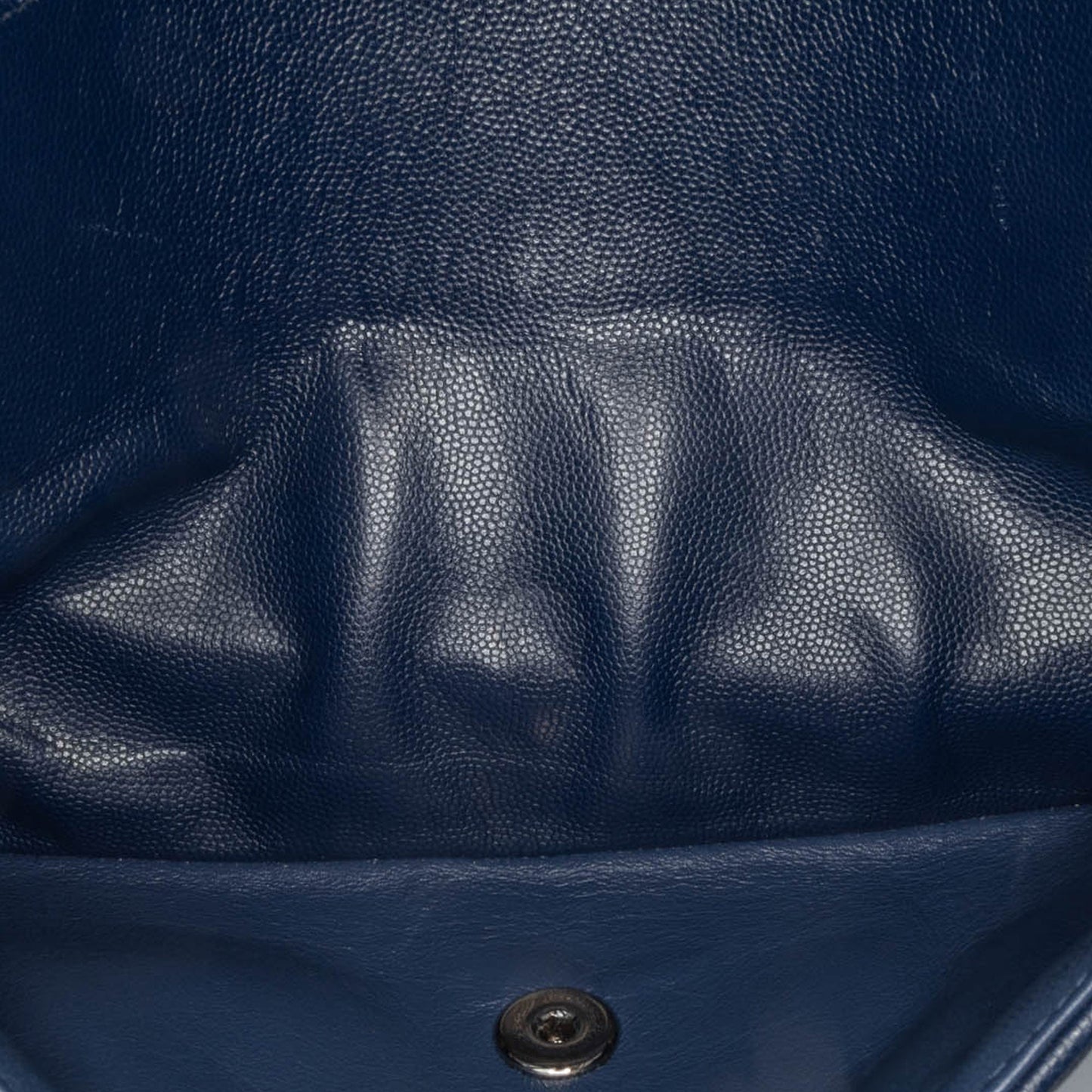 Chanel Jumbo Classic Caviar Double Flap Blue