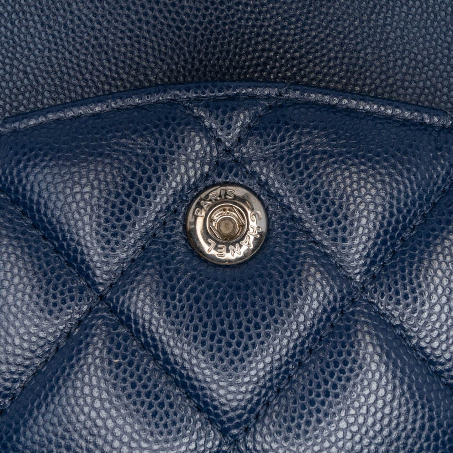 Chanel Jumbo Classic Caviar Double Flap Blue