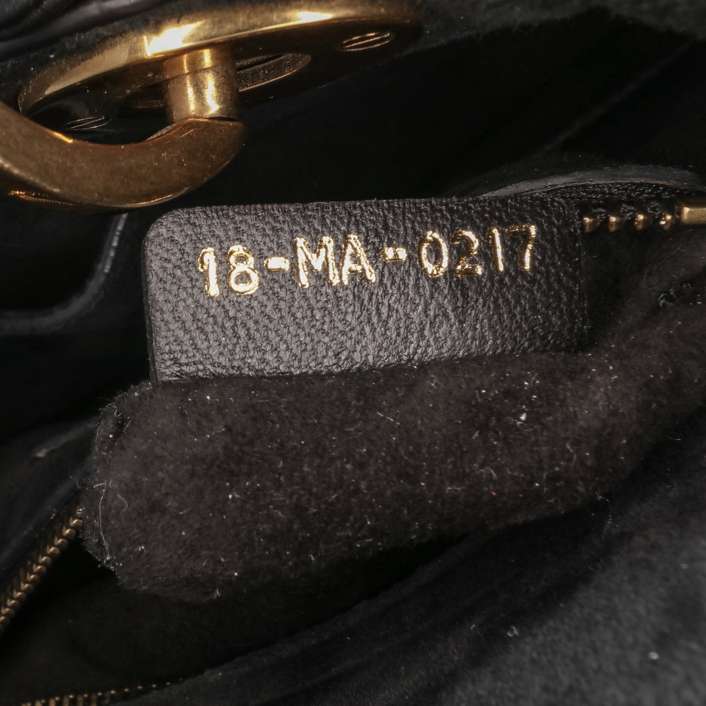 Dior Mini Lambskin Cannage Studded Supple Lady Dior Black
