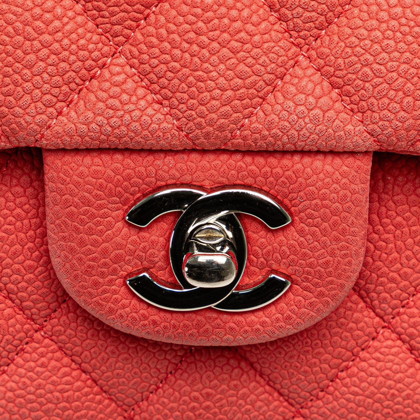 Chanel Medium Classic Caviar Double Flap Pink