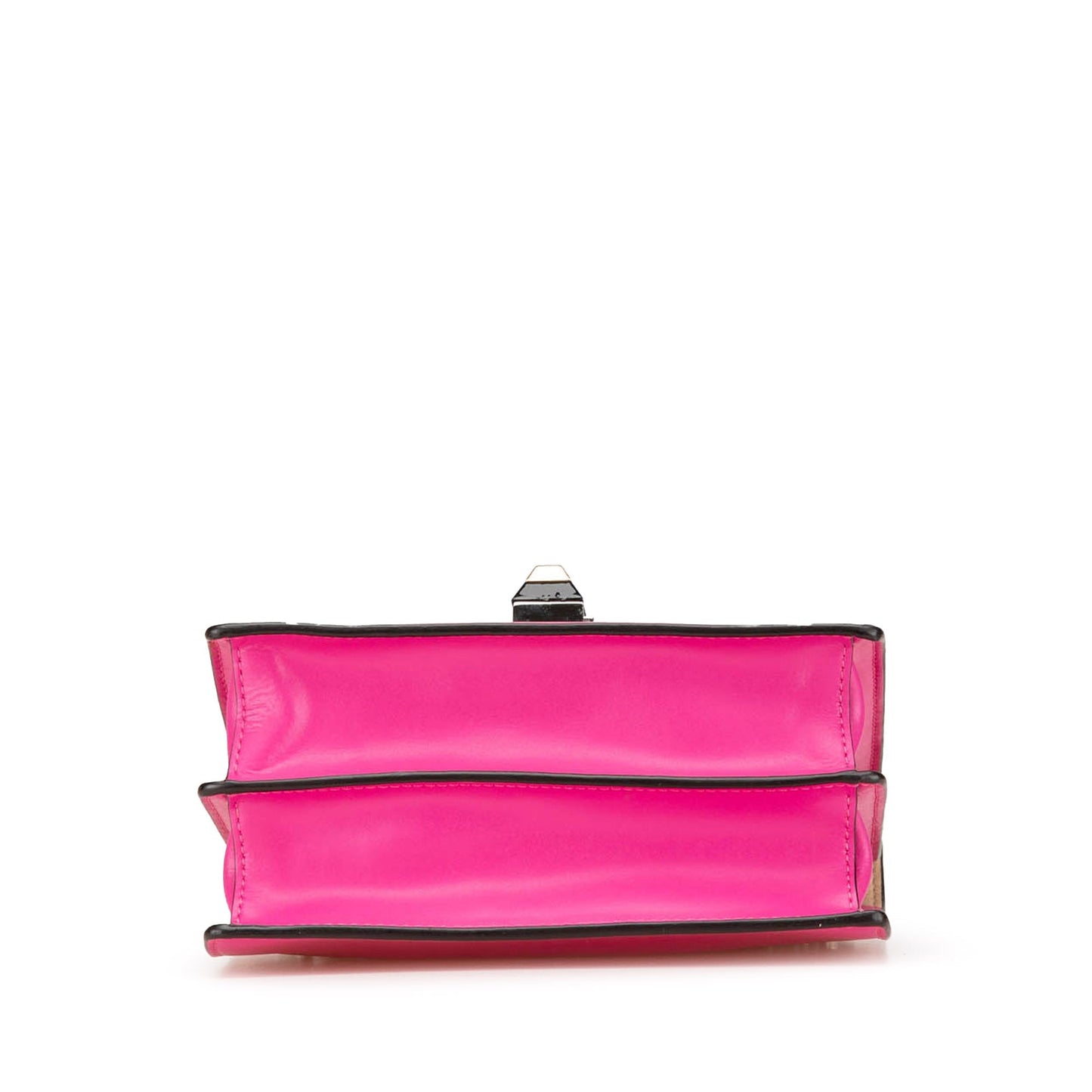 Fendi Small Leather Kan I Crossbody Pink
