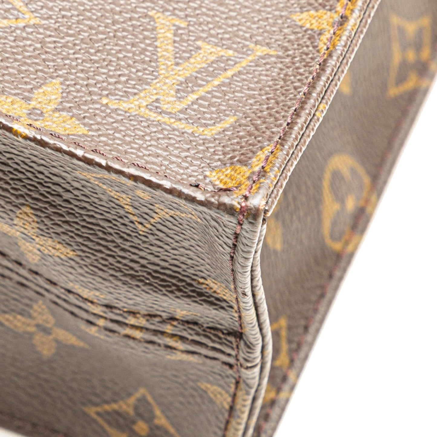 Louis Vuitton Monogram Sac Plat Brown