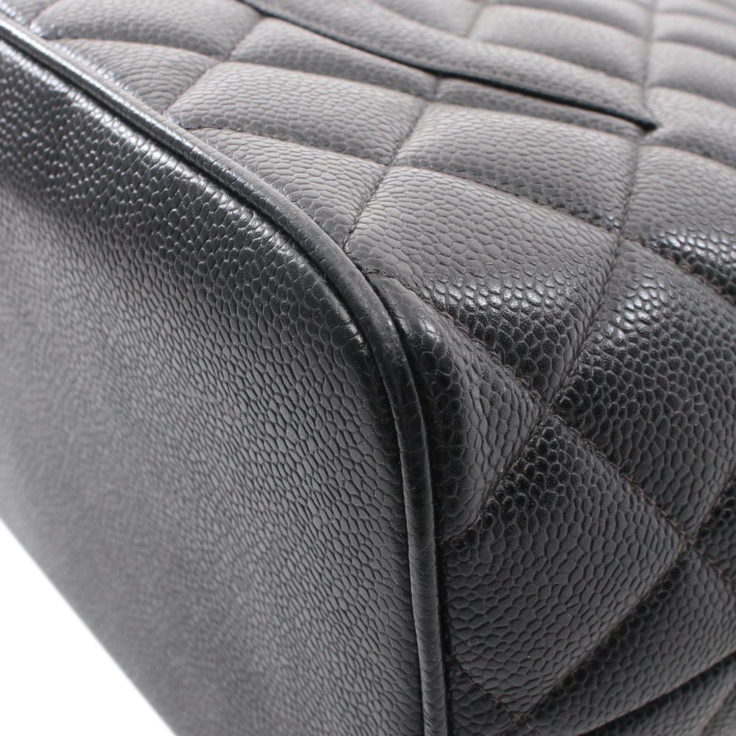 Chanel Caviar Medallion Tote Black