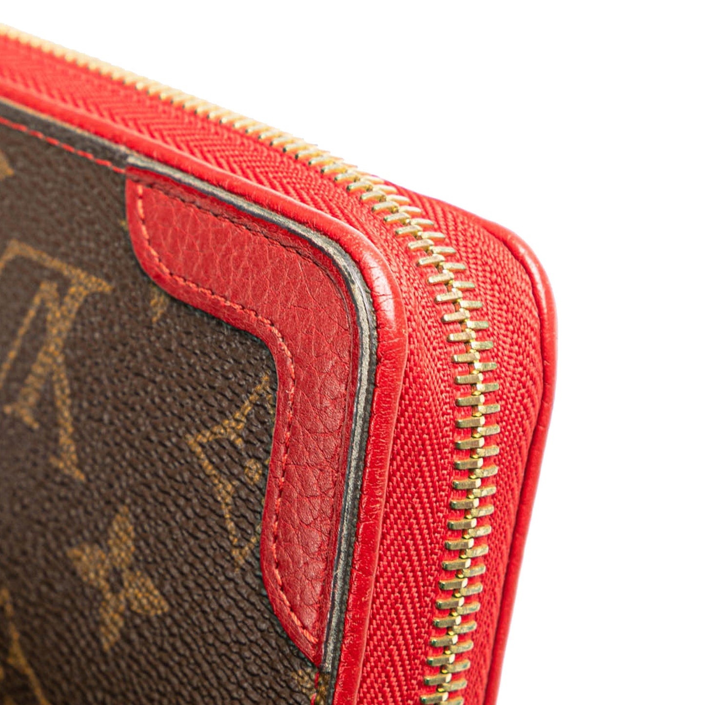 Louis Vuitton Monogram Retiro Zippy Wallet Brown