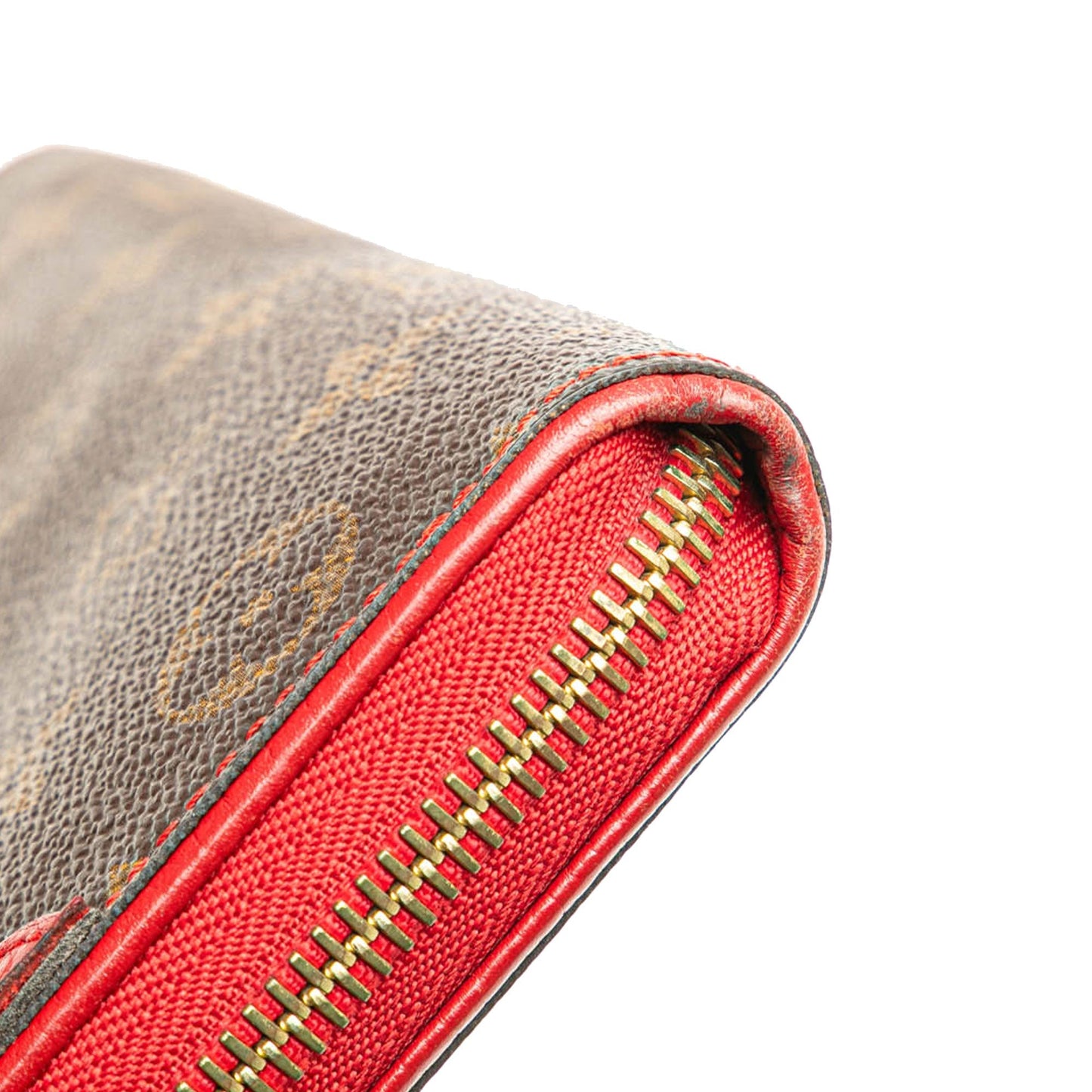 Louis Vuitton Monogram Retiro Zippy Wallet Brown