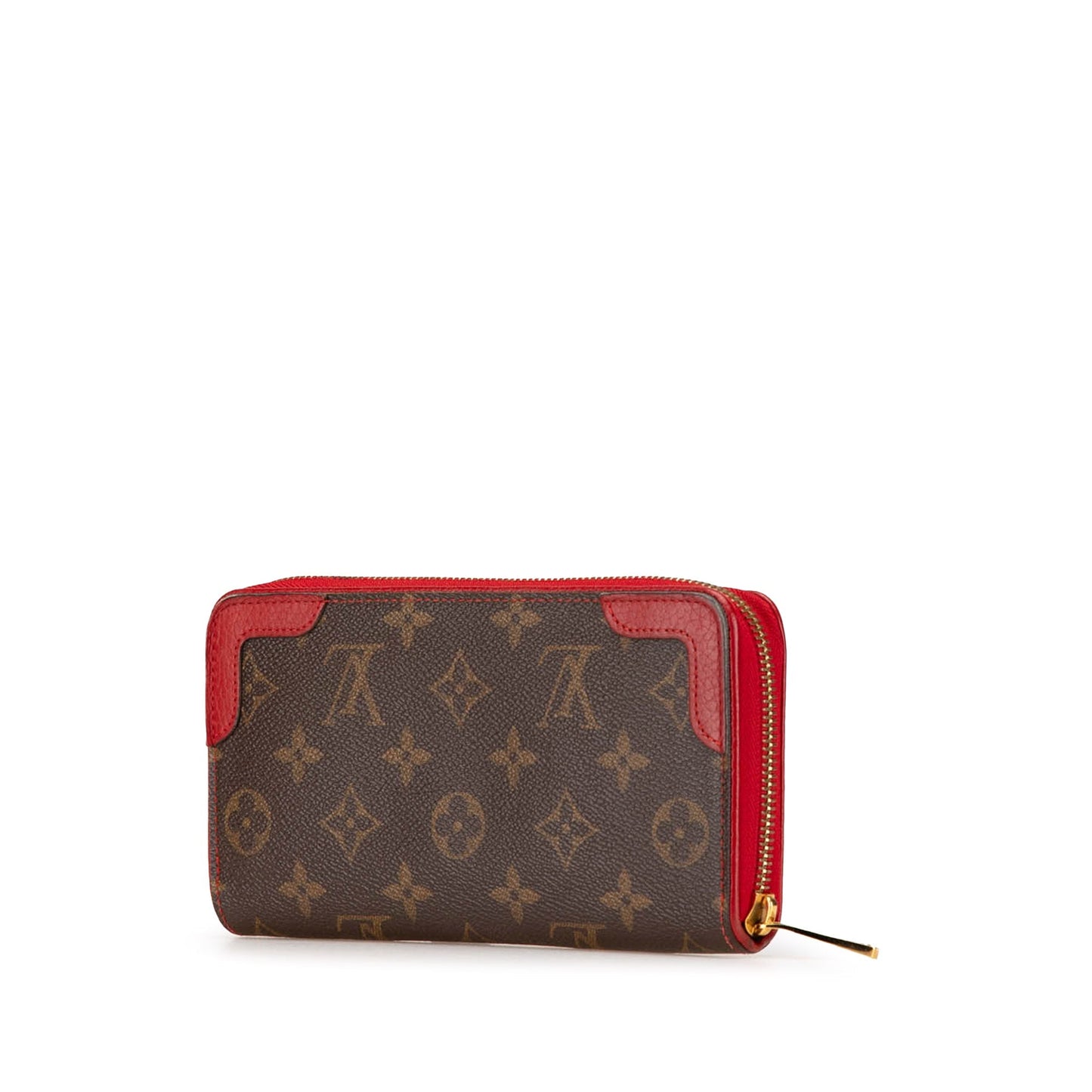 Louis Vuitton Monogram Retiro Zippy Wallet Brown