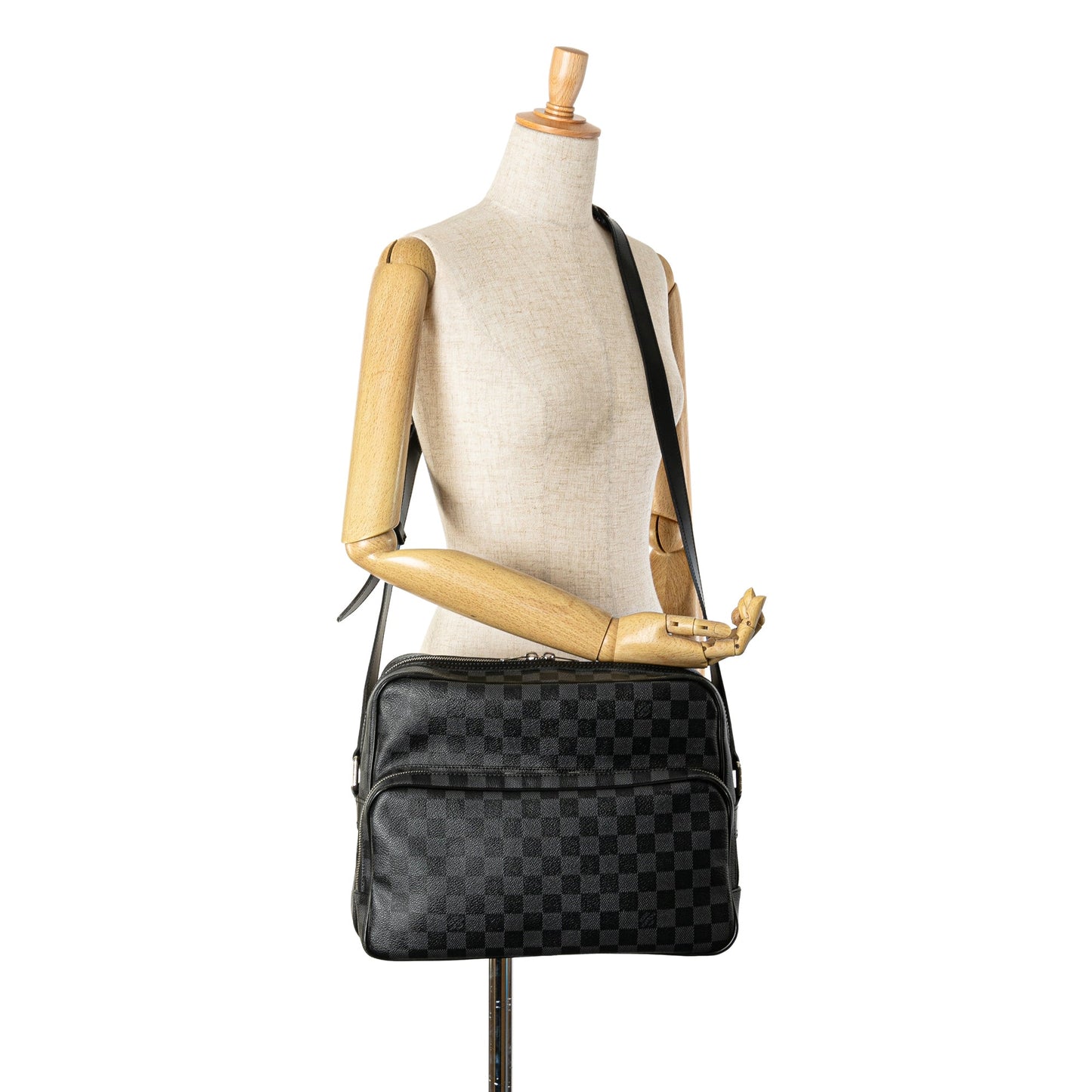 Louis Vuitton Damier Graphite Sac Leoh Black