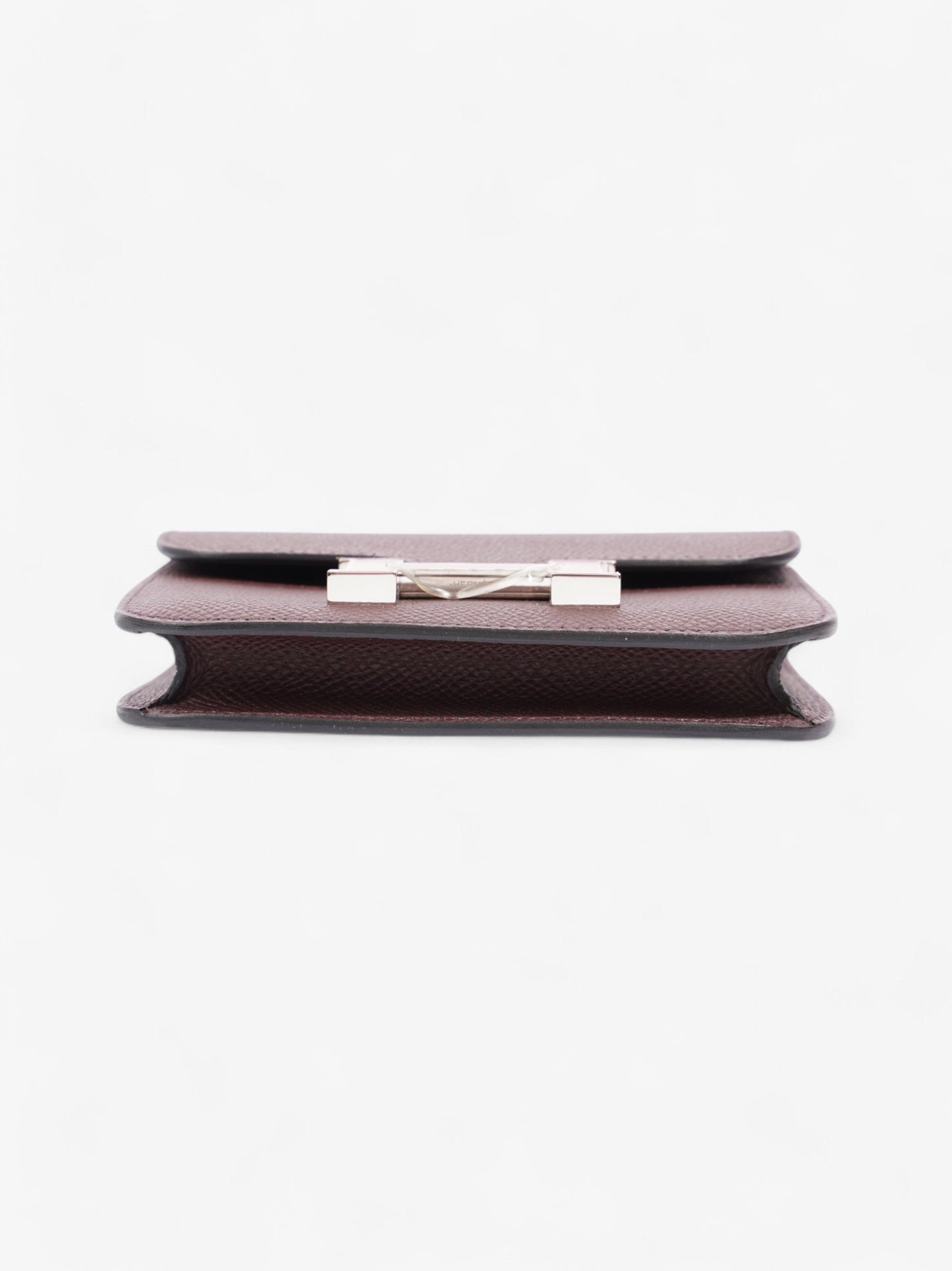 Hermes Constance Slim Wallet Rouge Sellier / Rubis Calfskin Leather