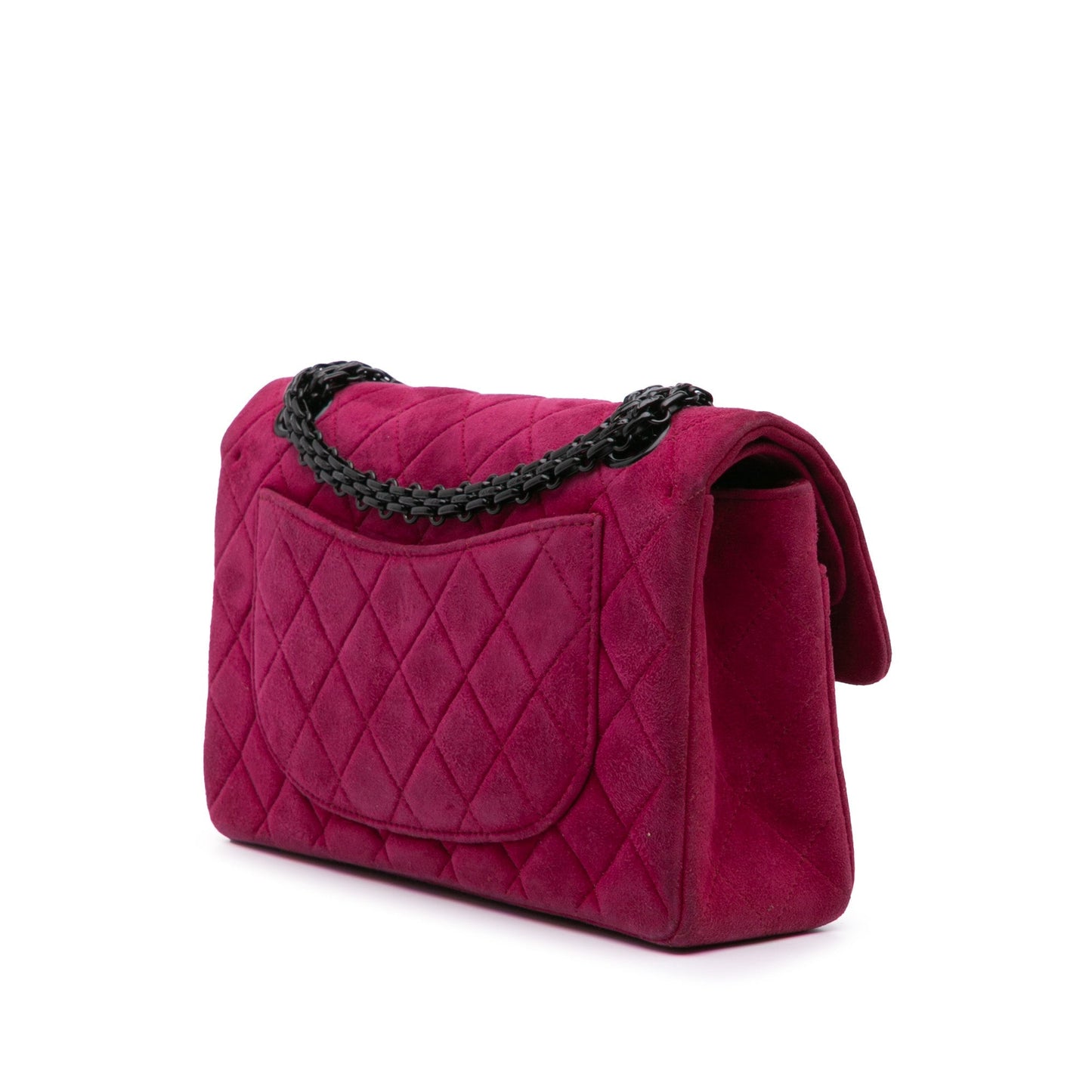 Chanel Reissue 2.55 Quilted Velvet Double Flap 225 Pink