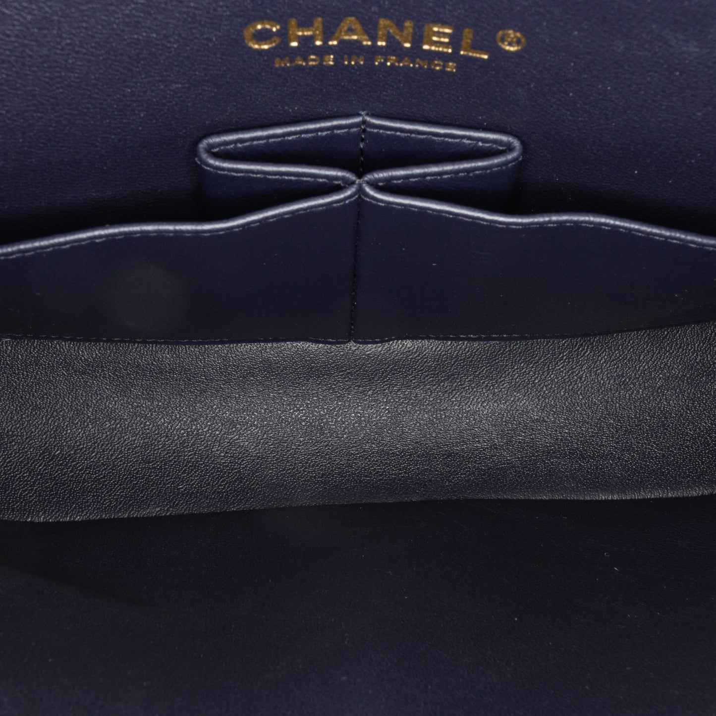 Chanel Medium Classic Caviar Double Flap Blue