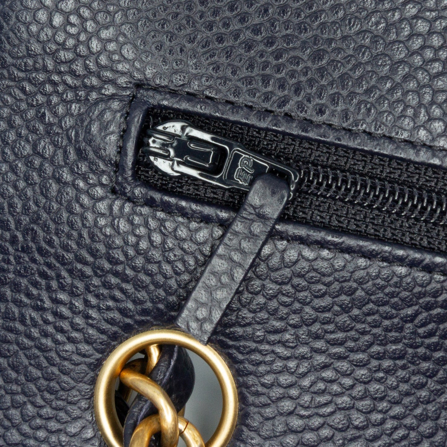 Chanel Medium Classic Caviar Double Flap Blue