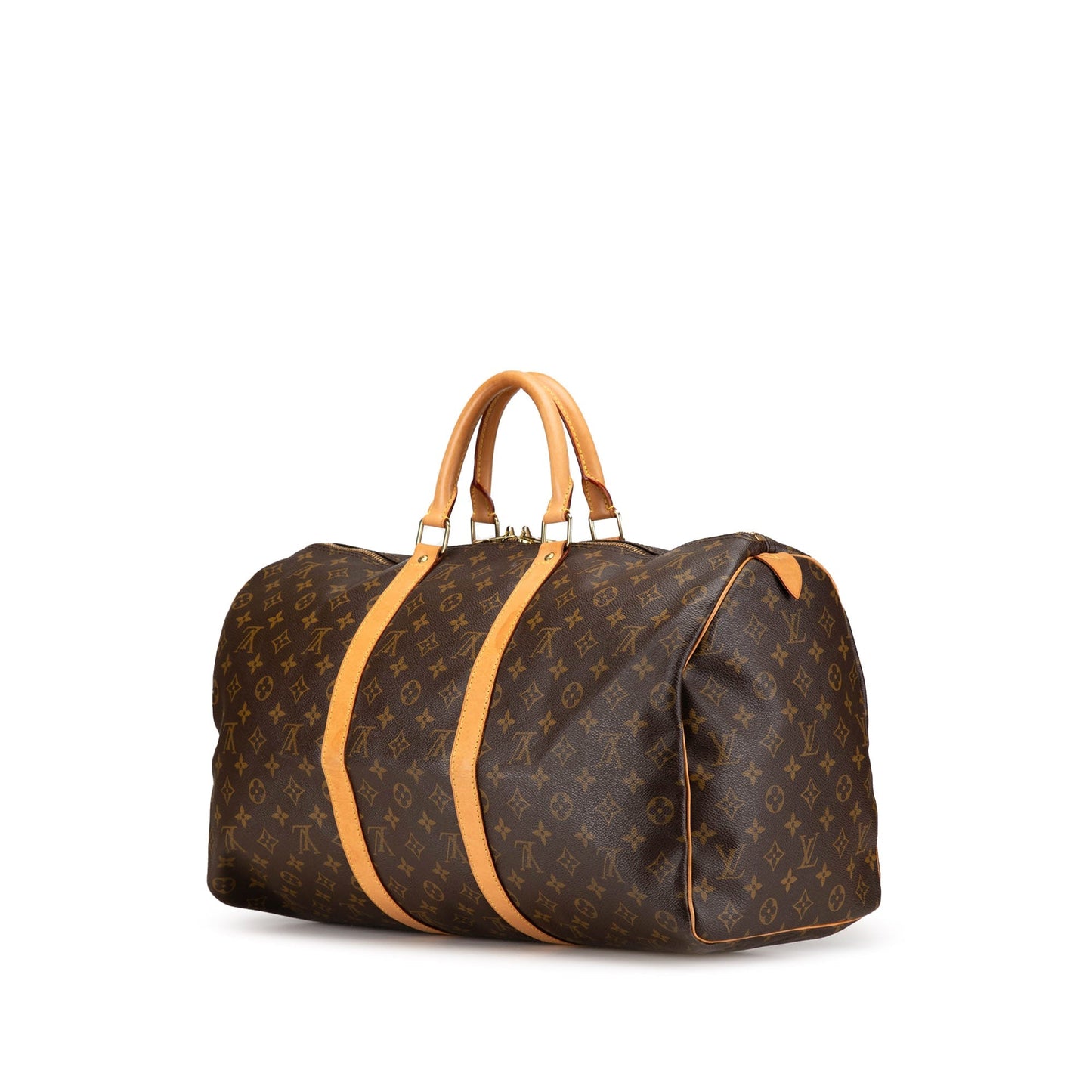 Louis Vuitton Monogram Keepall 50 Brown