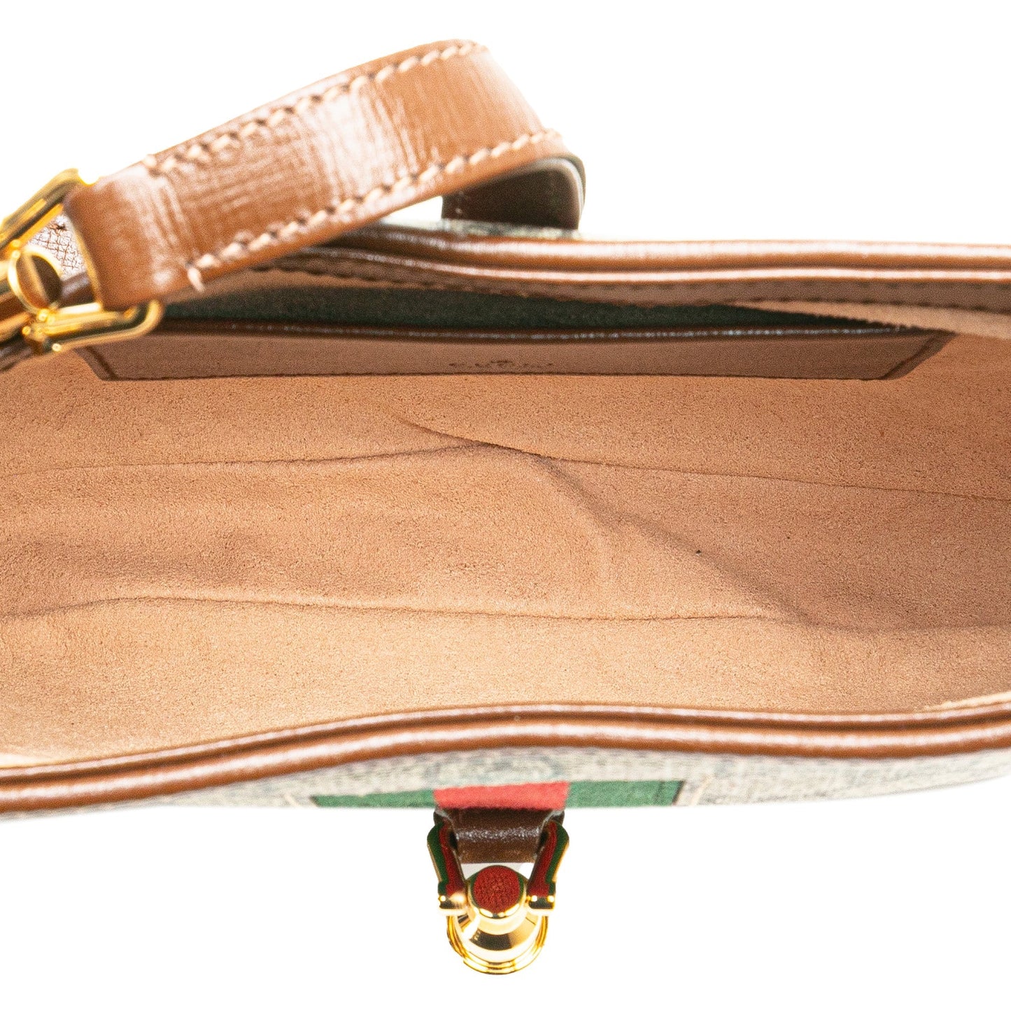Gucci Mini GG Supreme Jackie 1961 Crossbody Brown
