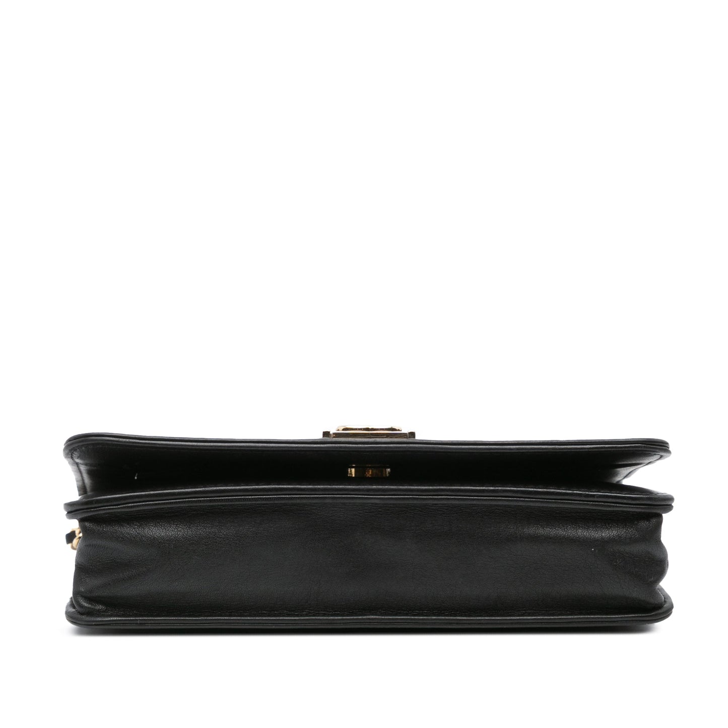 Chanel Lambskin Boy Wallet On Chain Black