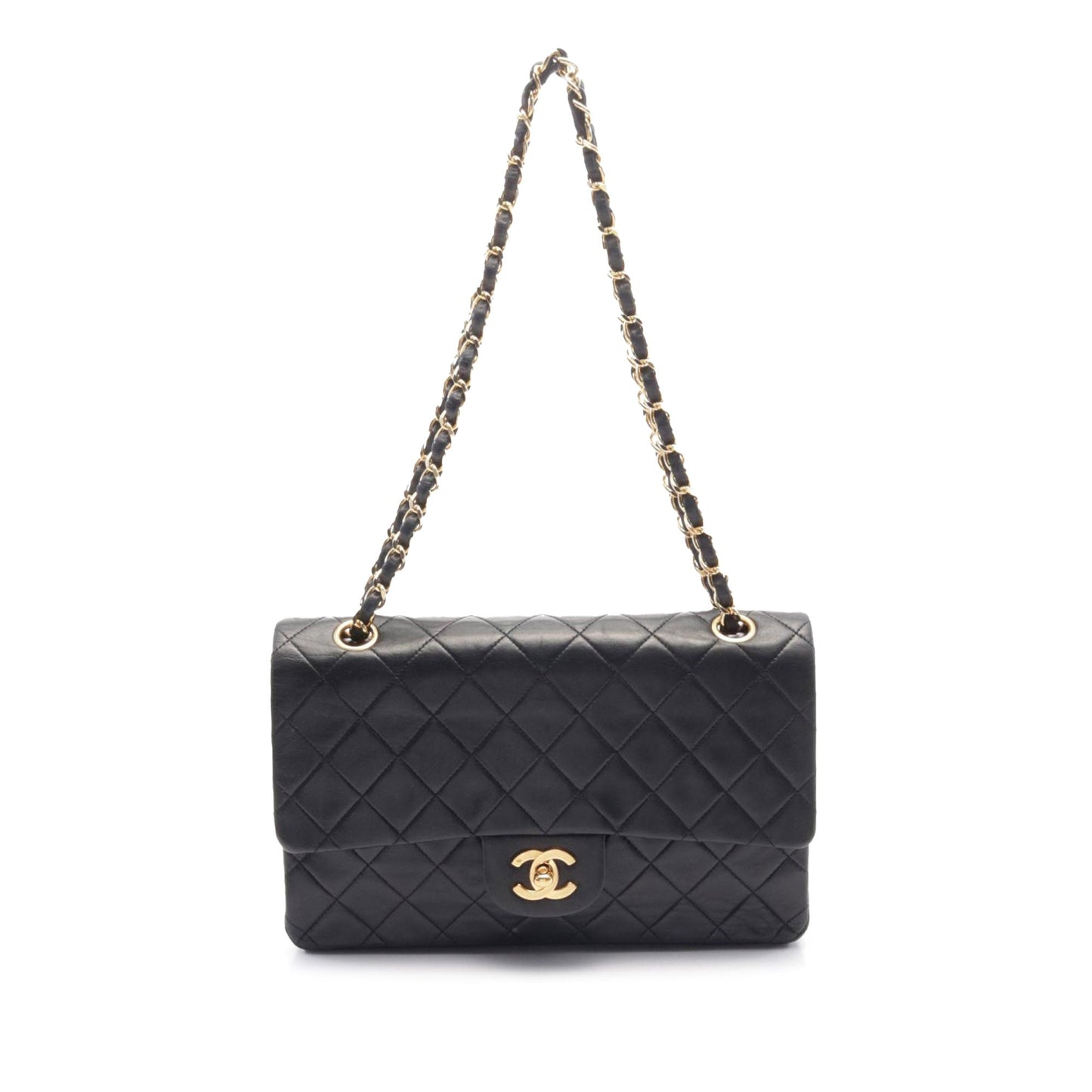 Chanel Medium Classic Lambskin Double Flap Black