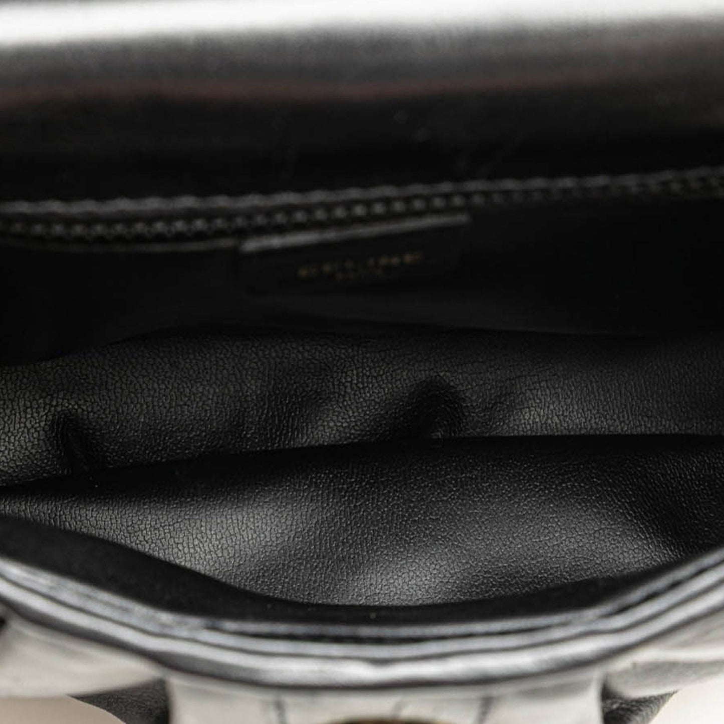 Celine Leather Crossbody Black